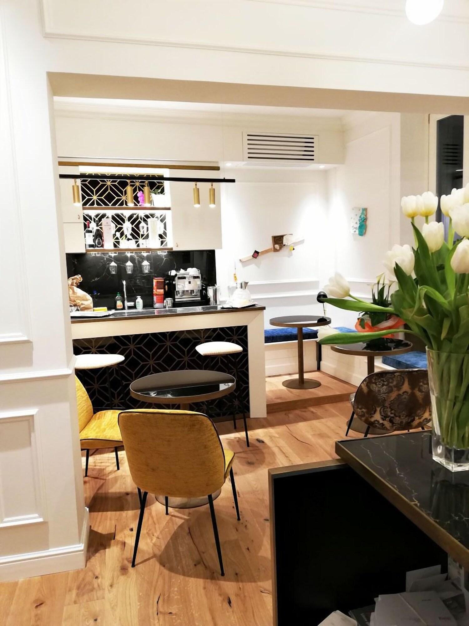 Vista Lobby Parisii Luxury Relais Rome