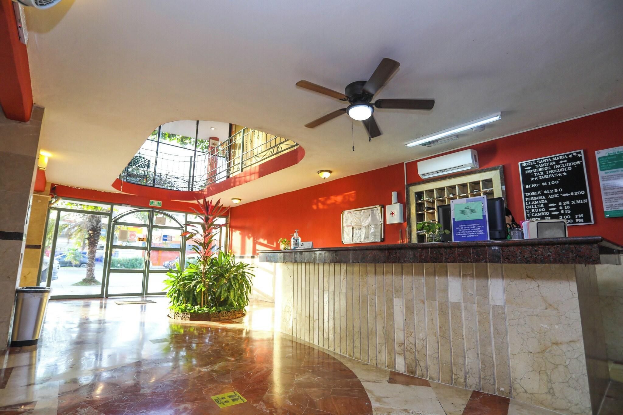 Vista Lobby Hotel Santa Maria Cancun