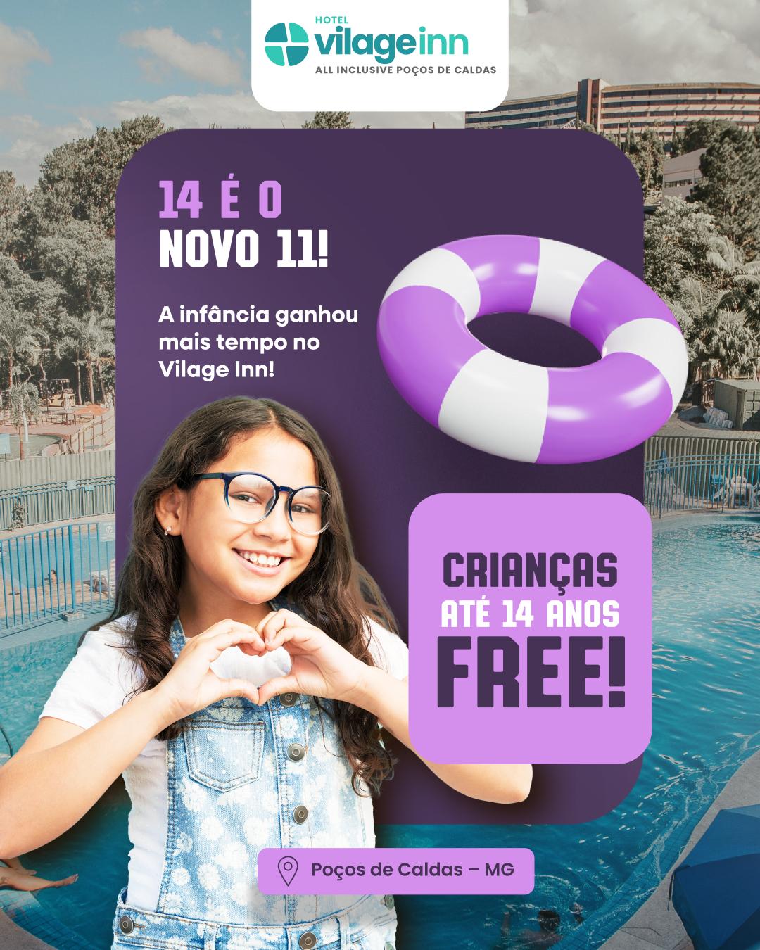 Vista Piscina Hotel Vilage Inn All Inclusive Poços de Caldas By Nacional Inn