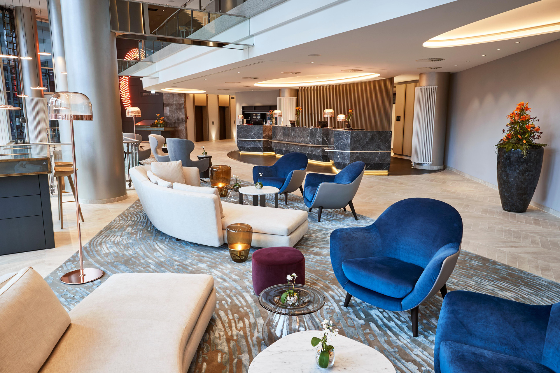 Vista Lobby Steigenberger Hotel Hamburg