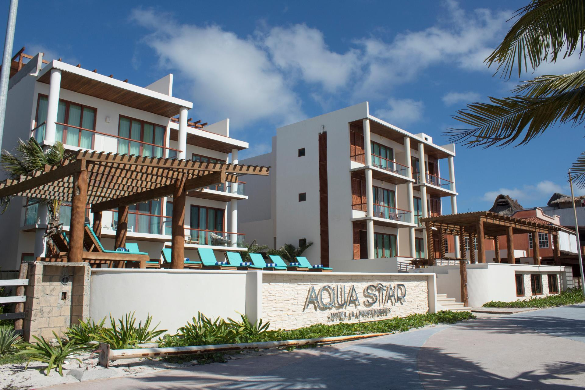 Vista Exterior Aqua Star Hotels and Apartments