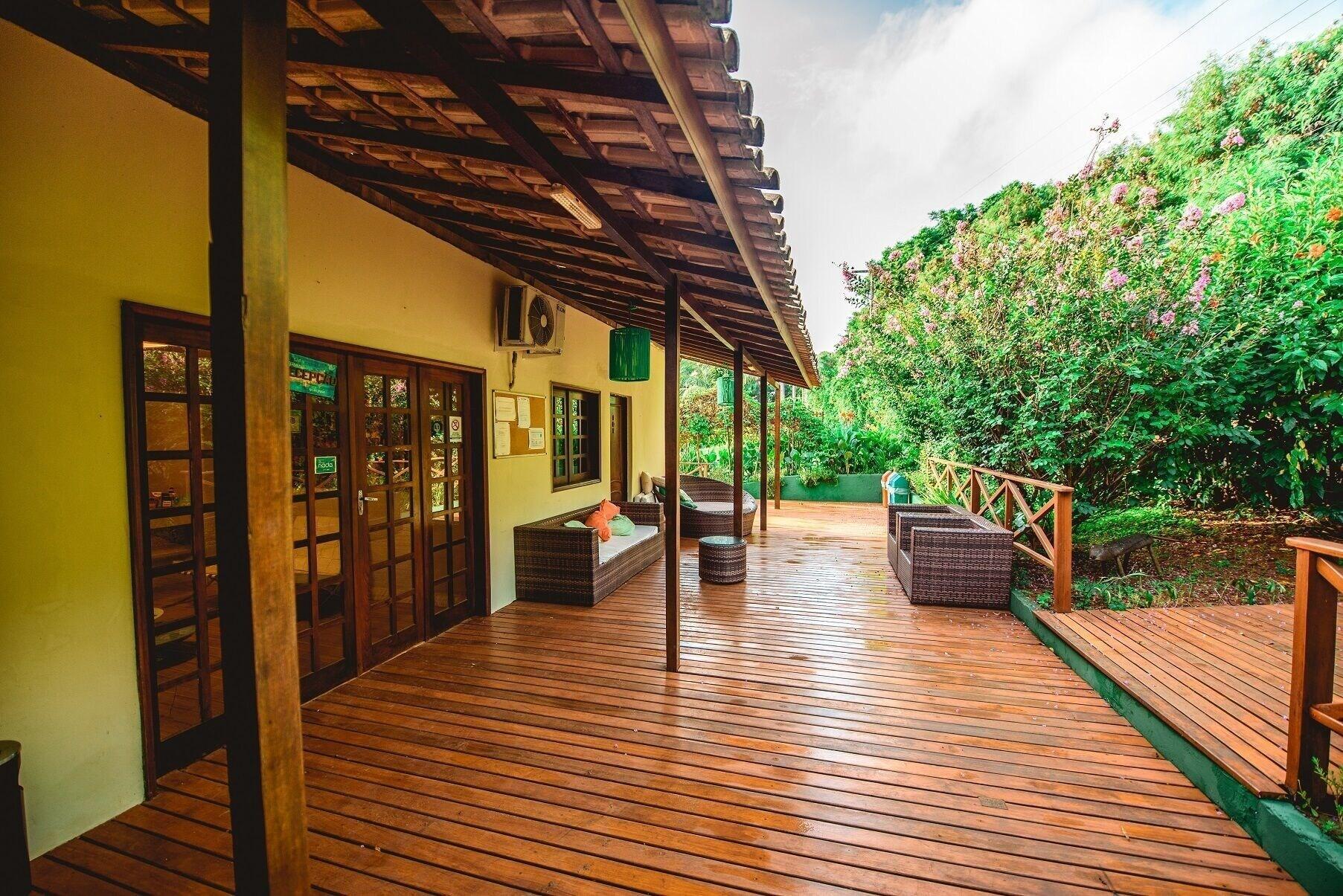 Vista Lobby Pousada Simpatia da Ilha