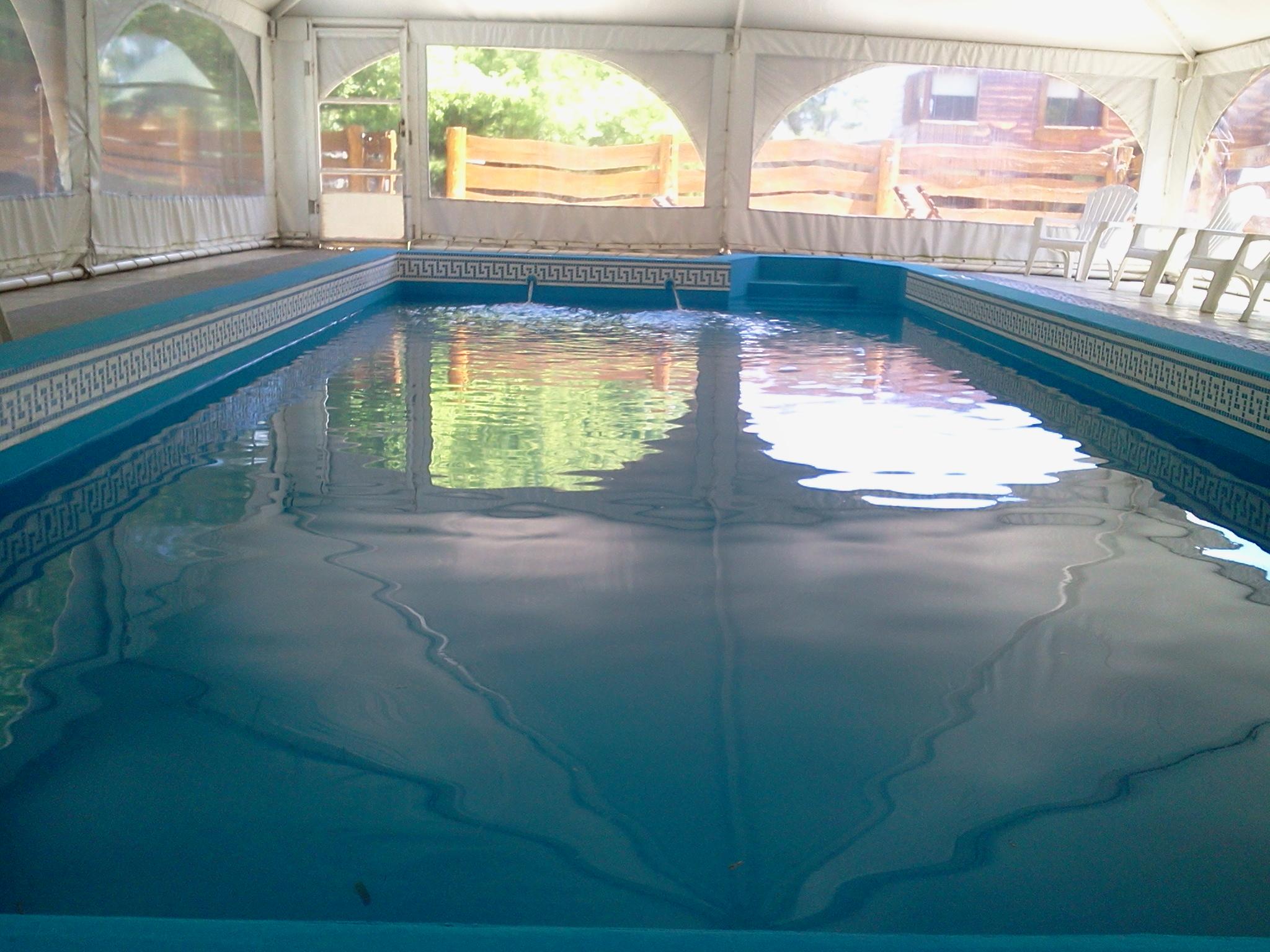 Vista Piscina Cabaña Mi Descanso