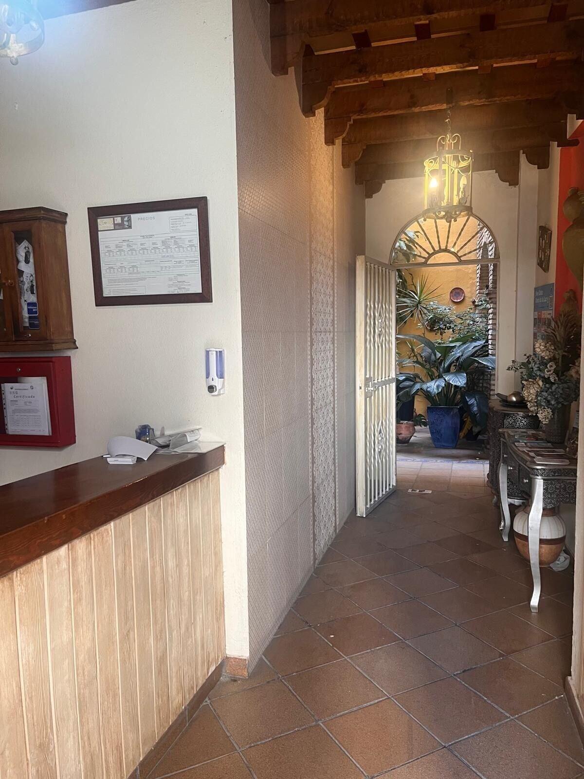 Vista Lobby Hostal Lojo
