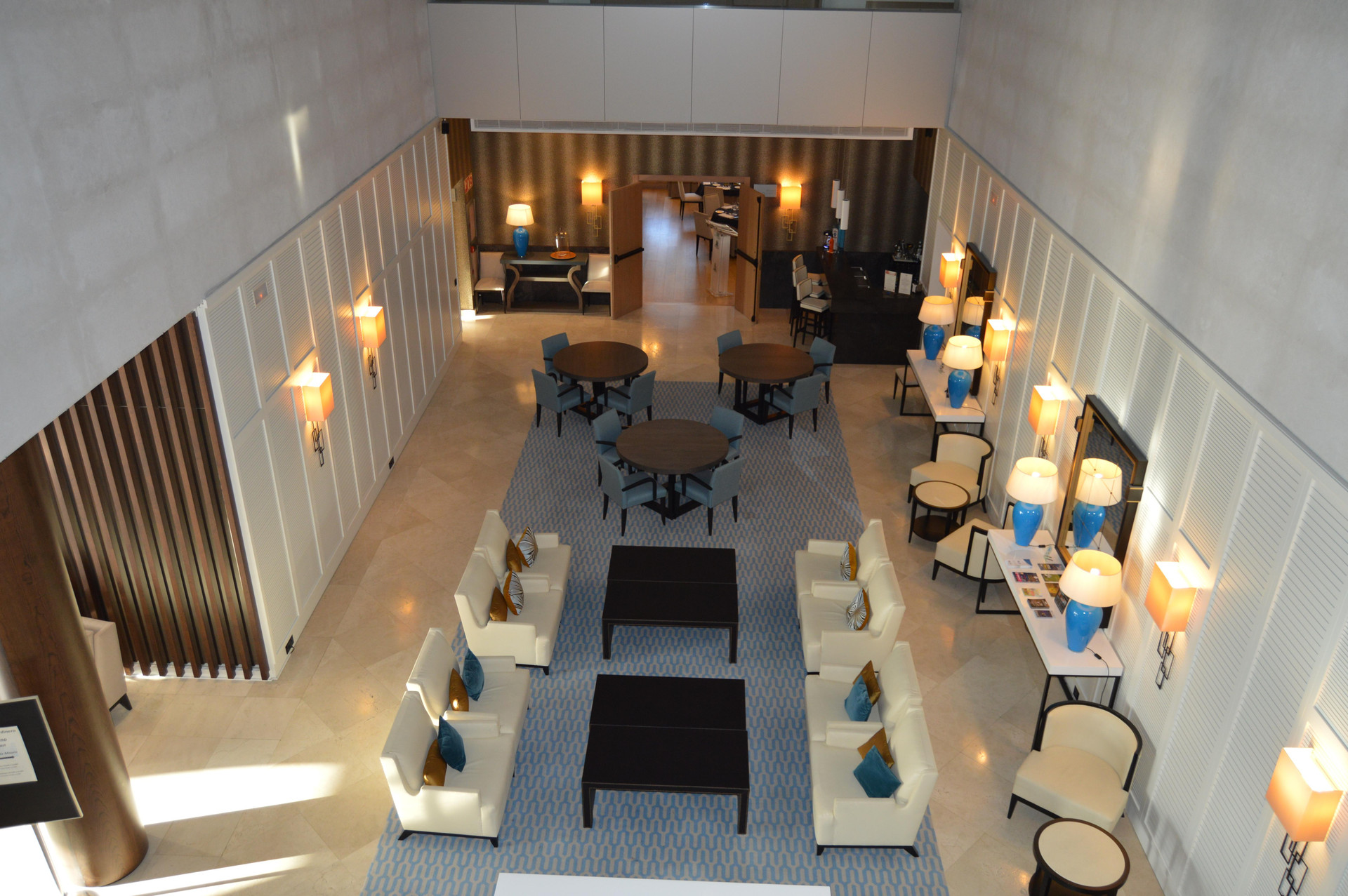 Vista Lobby Gran Hotel Sardinero