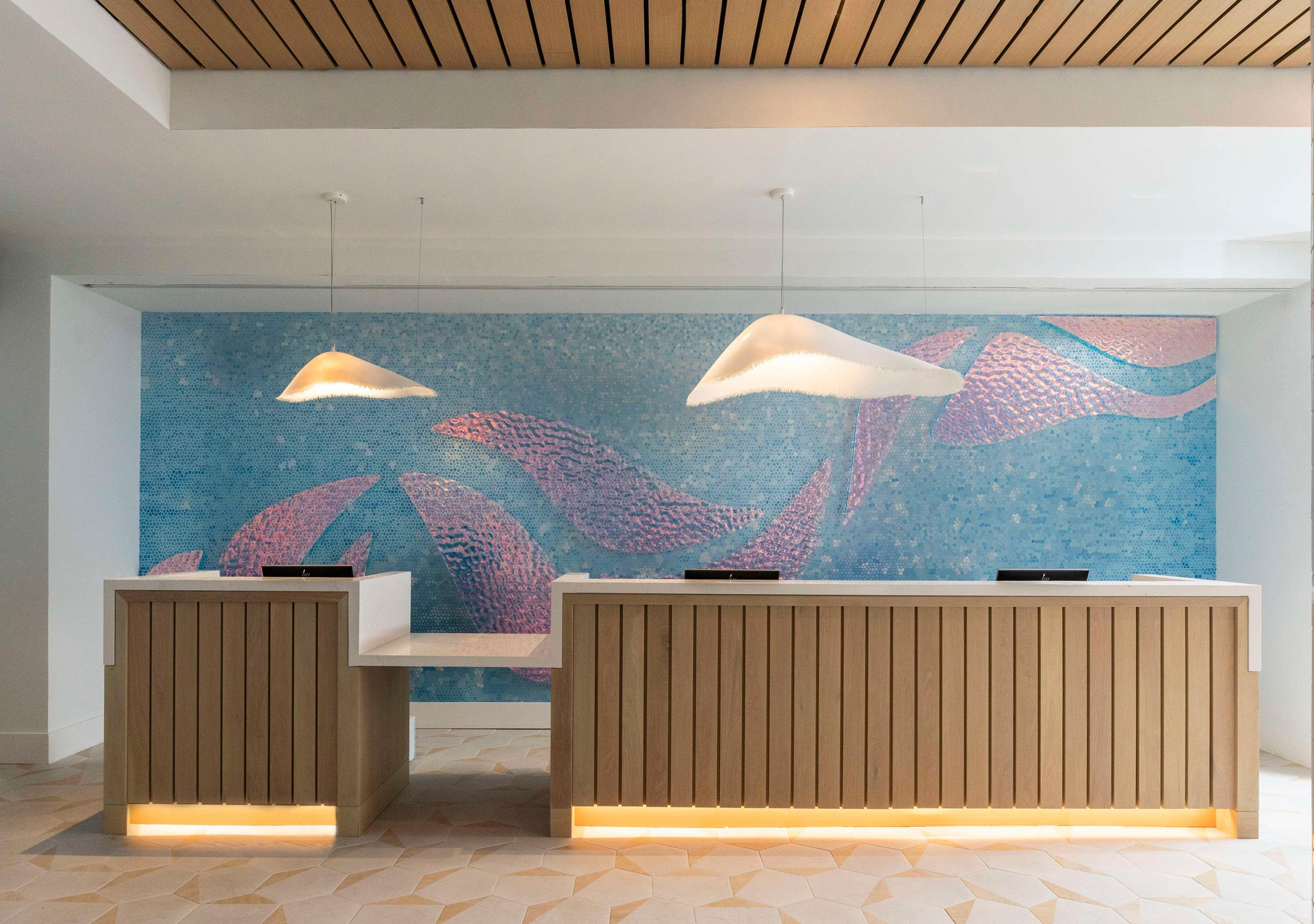 Vista Lobby The Singer Oceanfront Resort, Curio Collection by Hilton