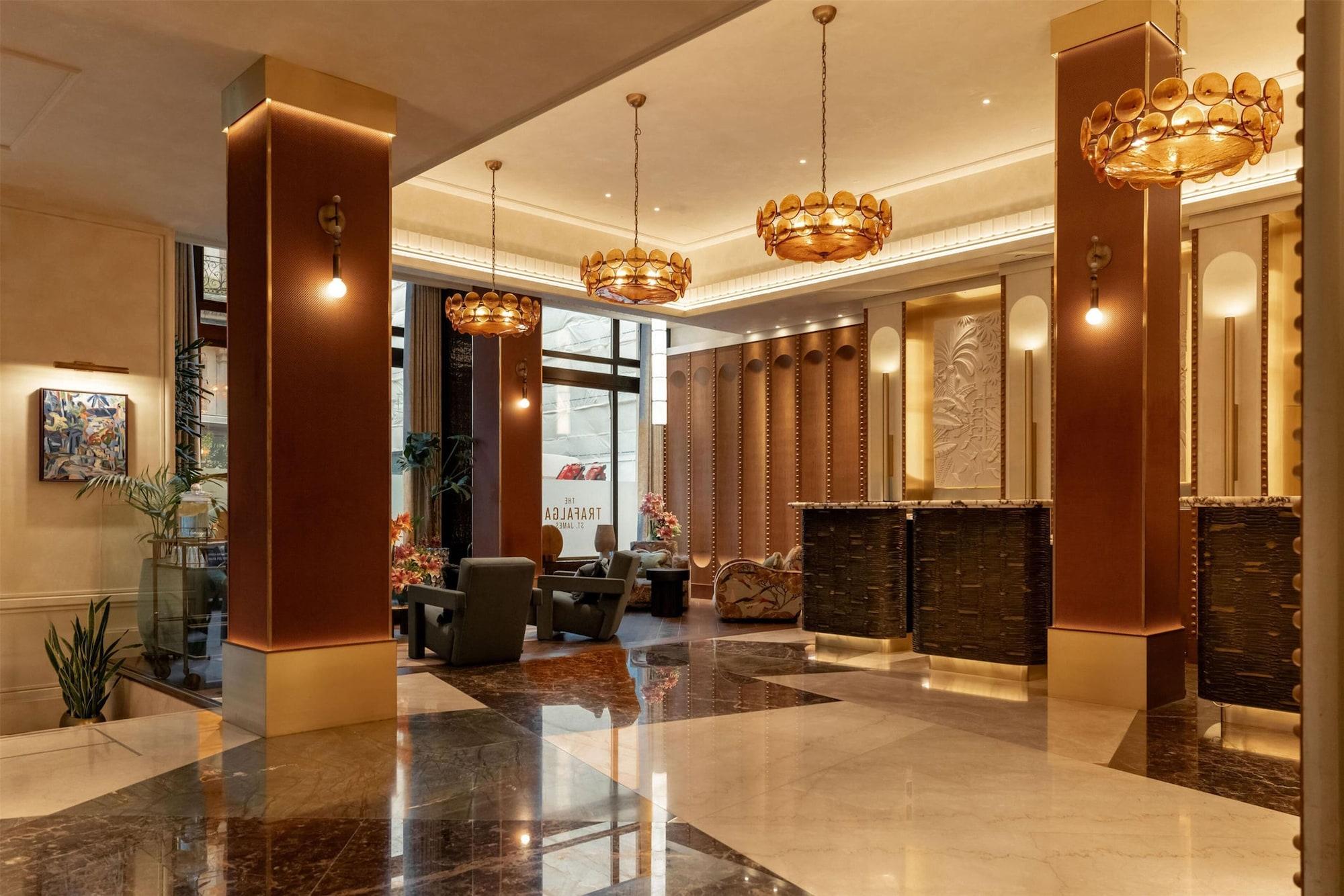Vista Lobby The Trafalgar St. James London, Curio Collection by Hilton