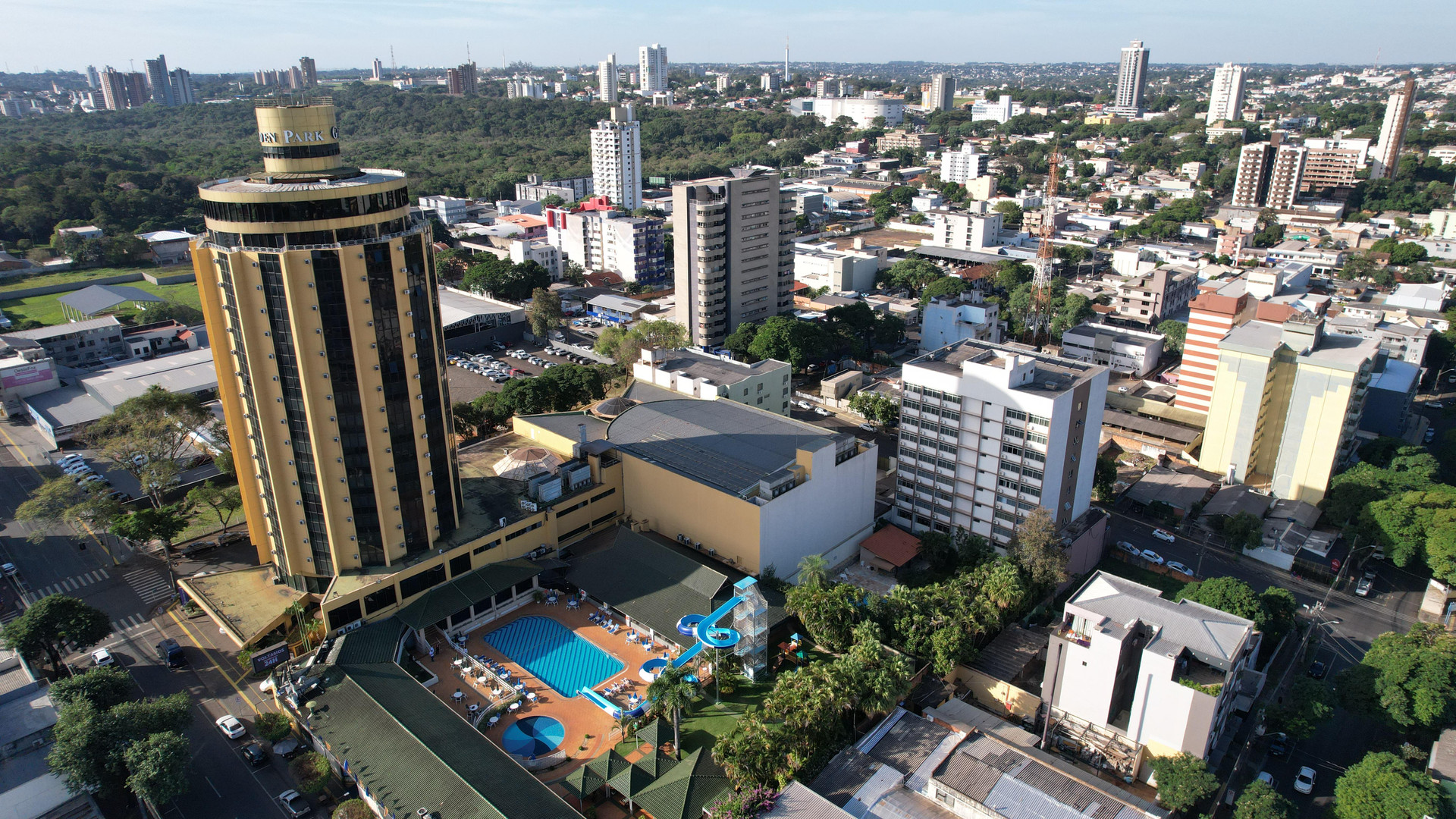 Vista Exterior Hotel Golden Park Internacional Foz & Convenções By Nacional Inn