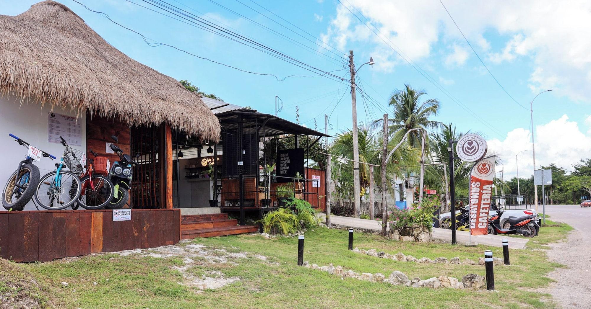 Vista Exterior El Búho Eco-Cabañas Hostal.