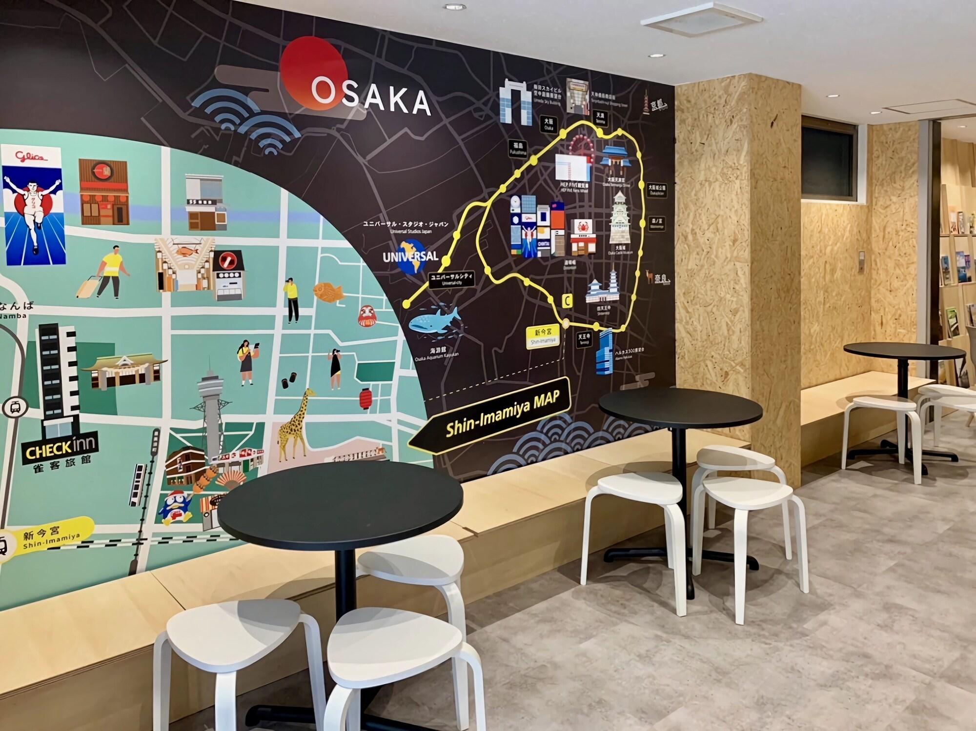 Vista Lobby CHECKinn Osaka Shinimamiya