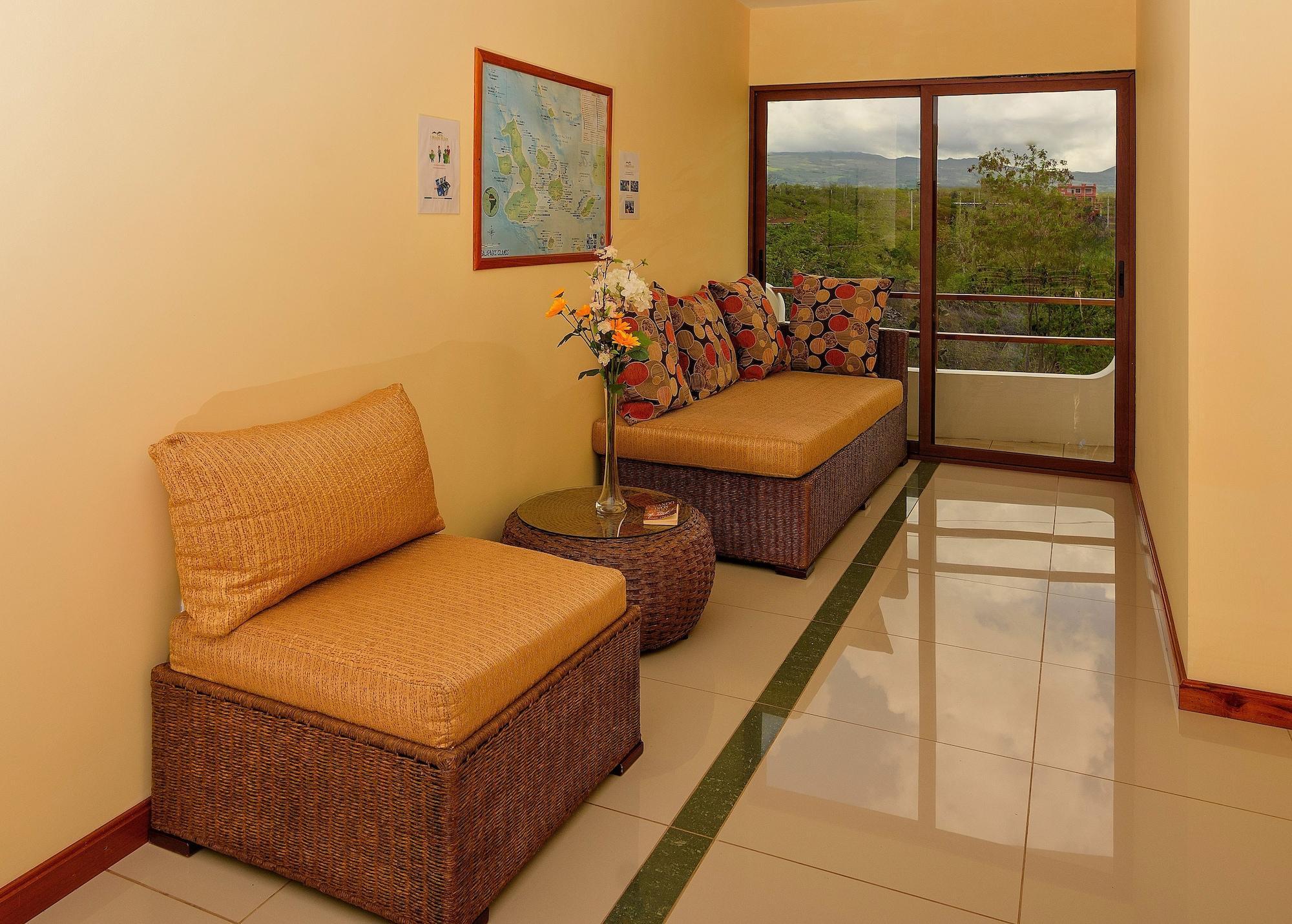Vista Lobby Hotel el descanso del Guia