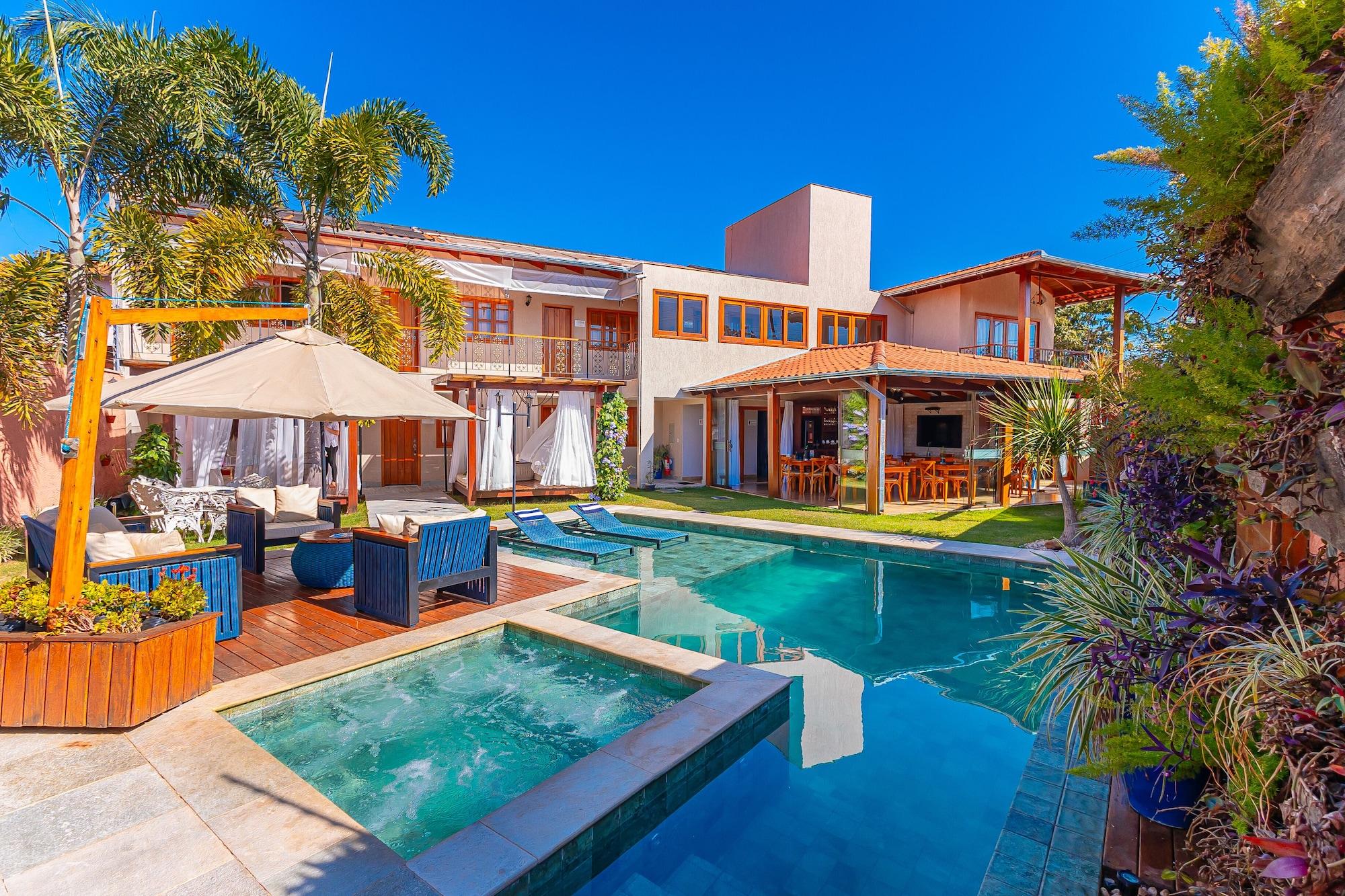 Vista Piscina Pousada Vila Rica