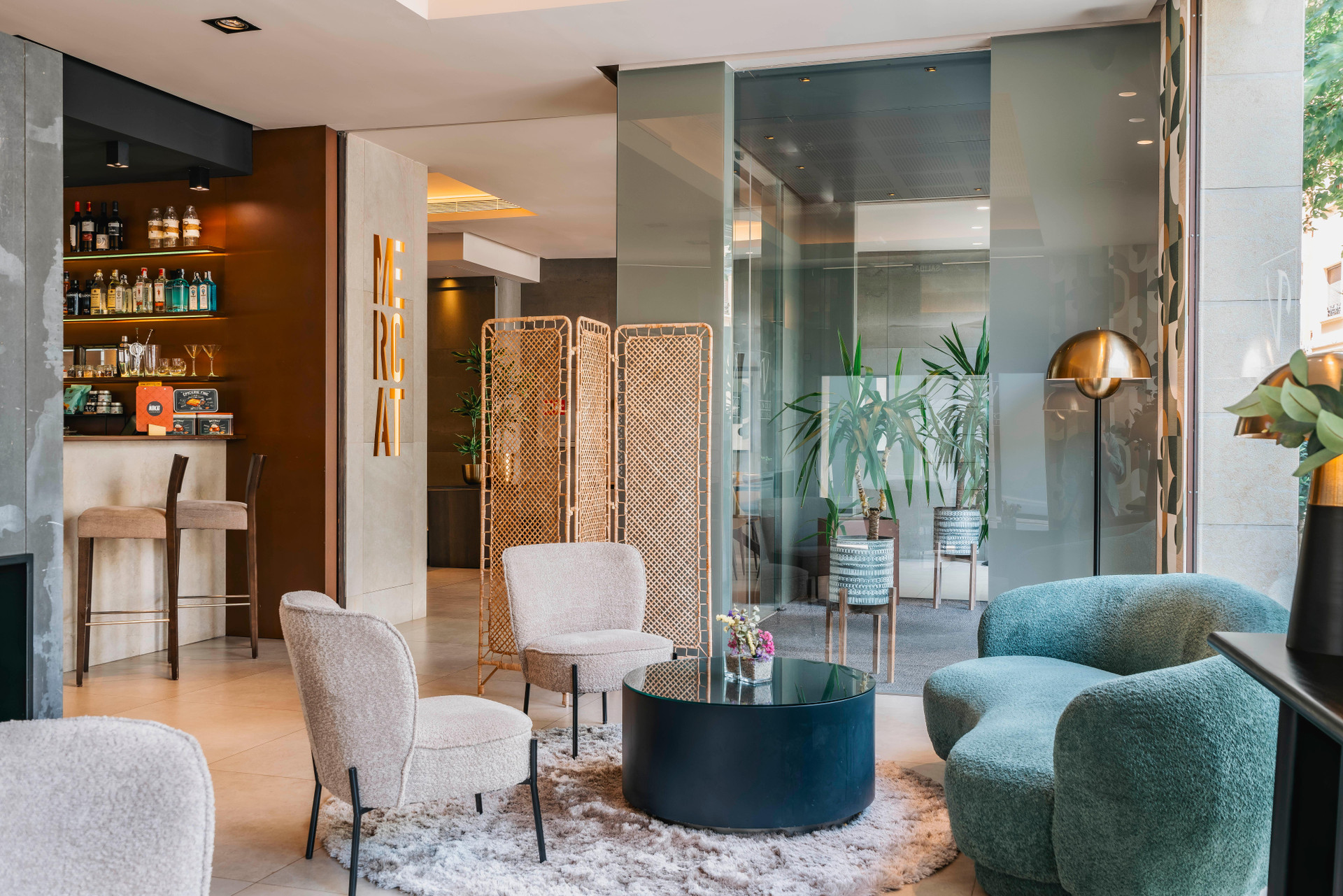 Vista Lobby Vincci Mercat Hotel