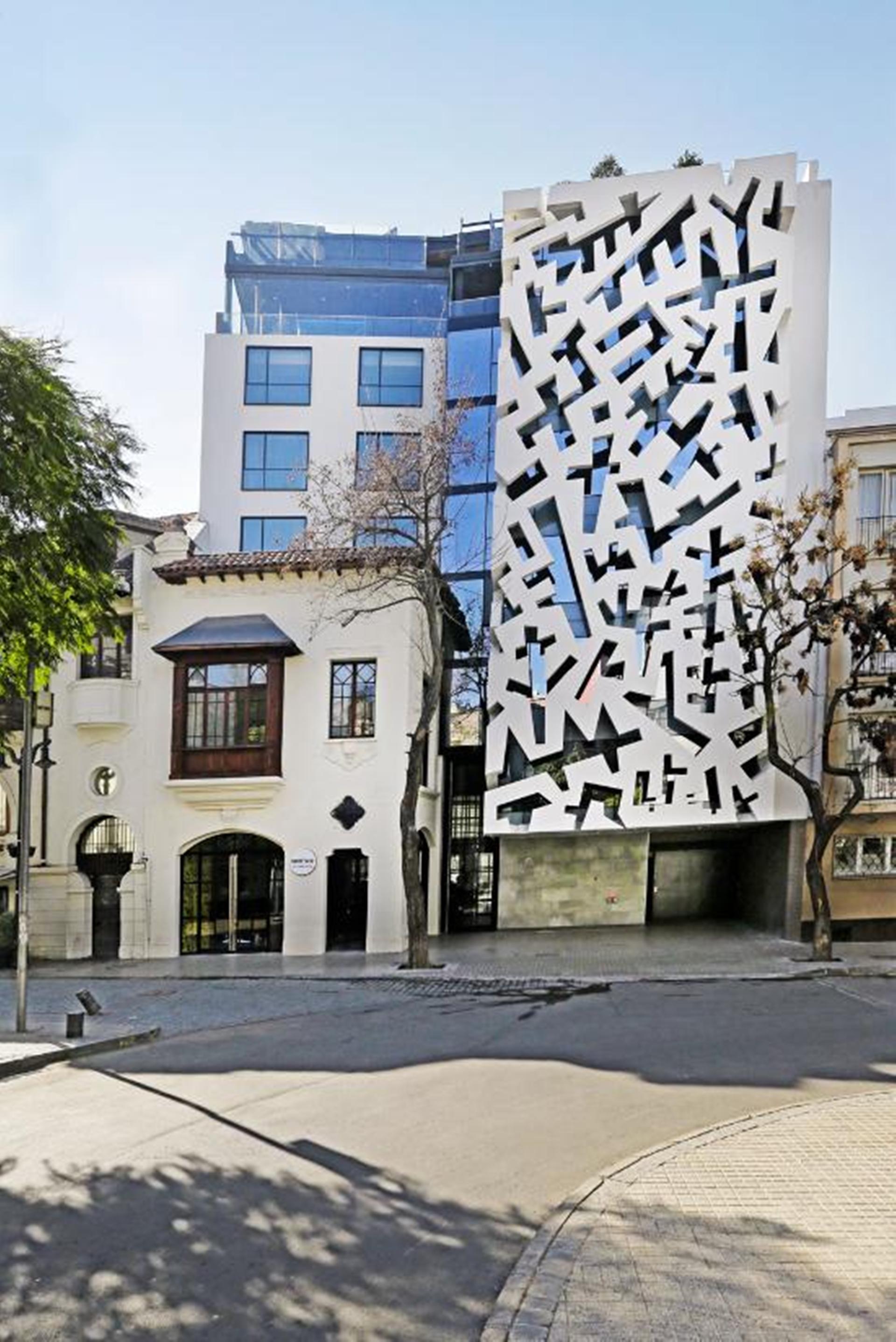 Vista Exterior Hotel Cumbres Lastarria