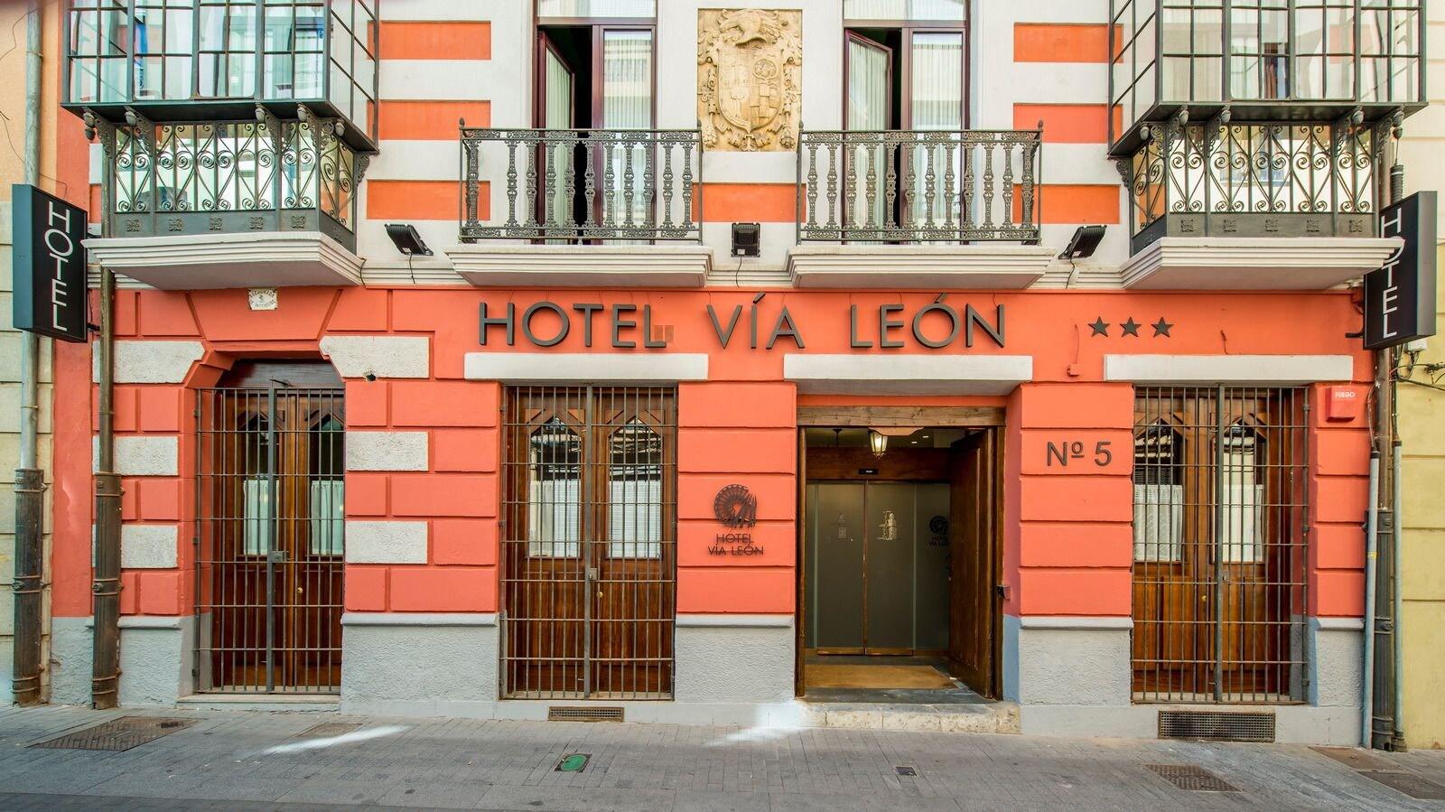 Vista Exterior Hotel Alda Vía León