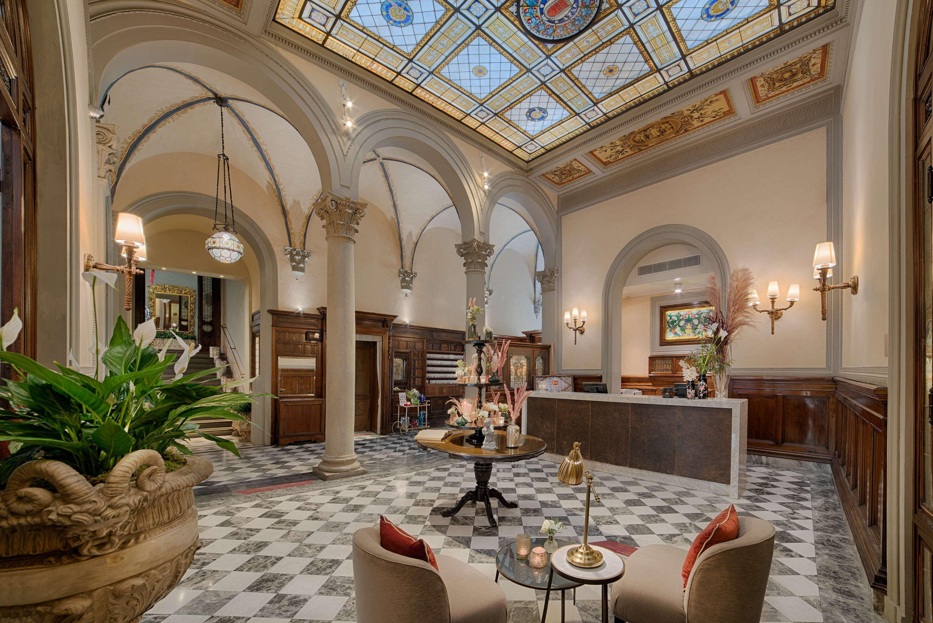 Vista Lobby NH Collection Firenze Porta Rossa