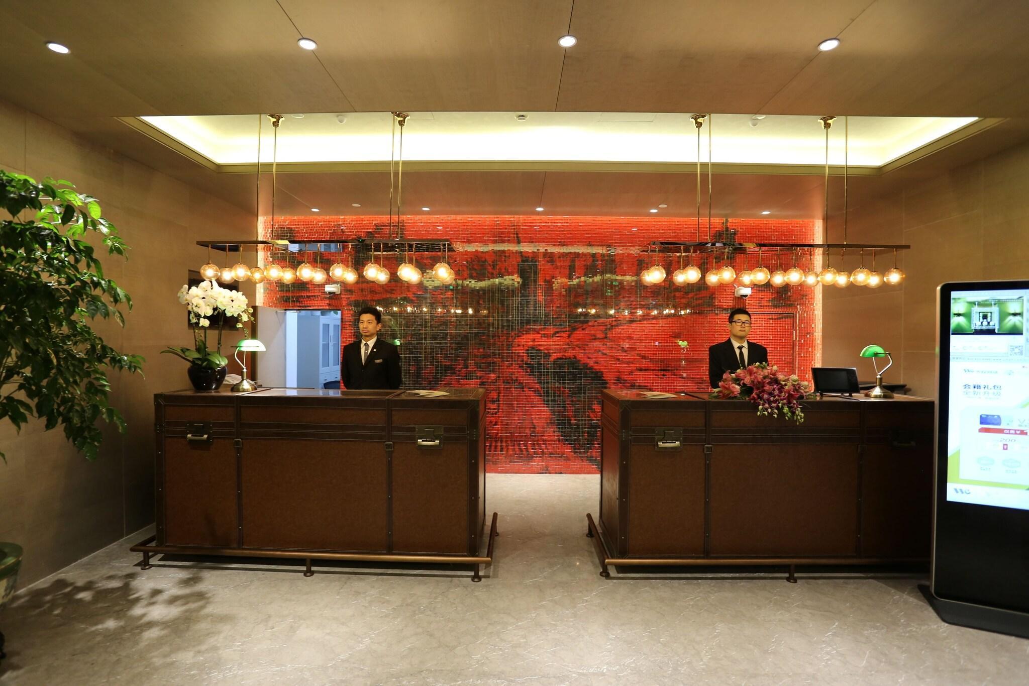 Vista Lobby Jinjiang Metropolo Hotel Classiq Nanjing Road Pede