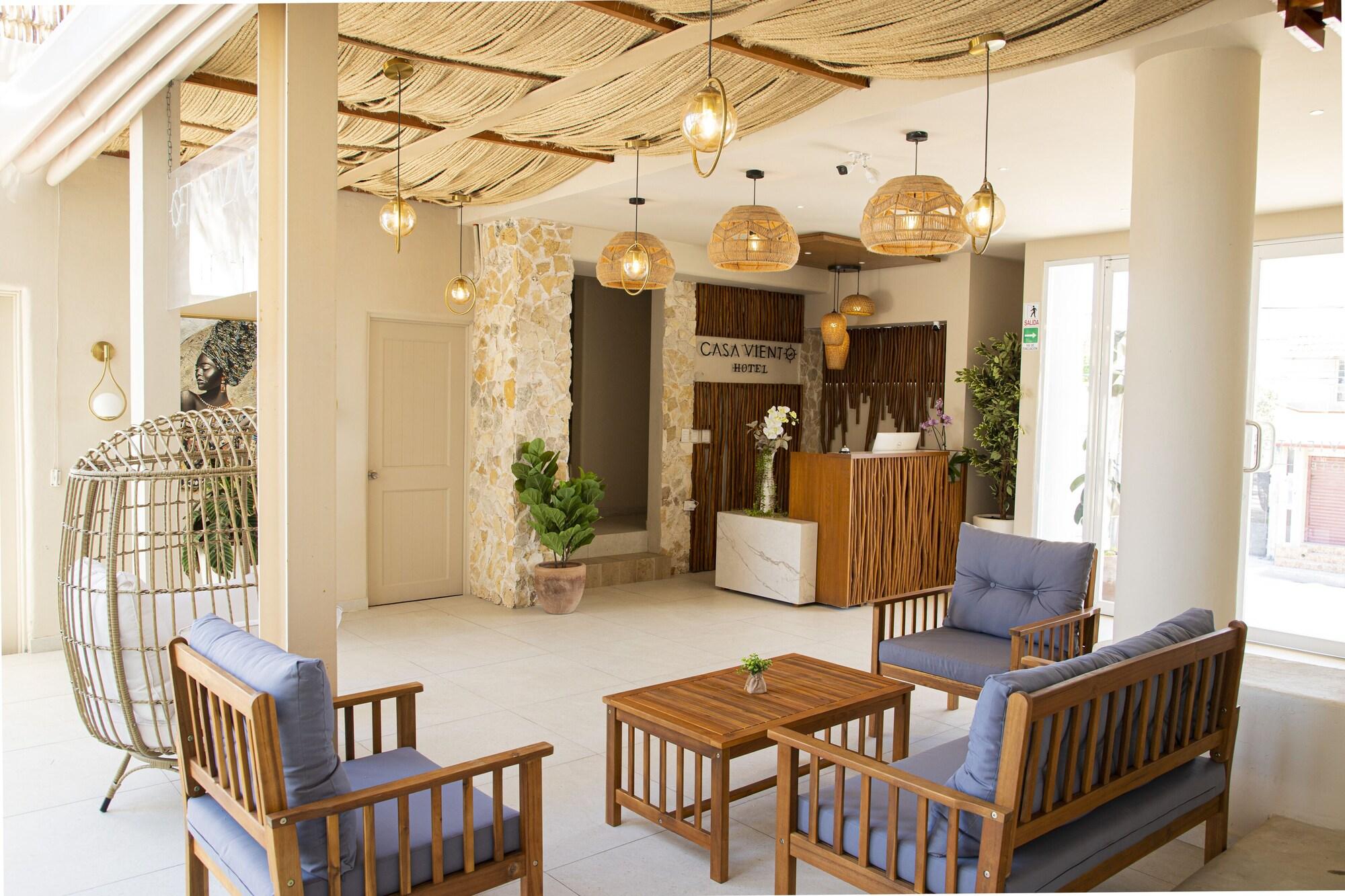 Vista Lobby Casa Viento Hotel