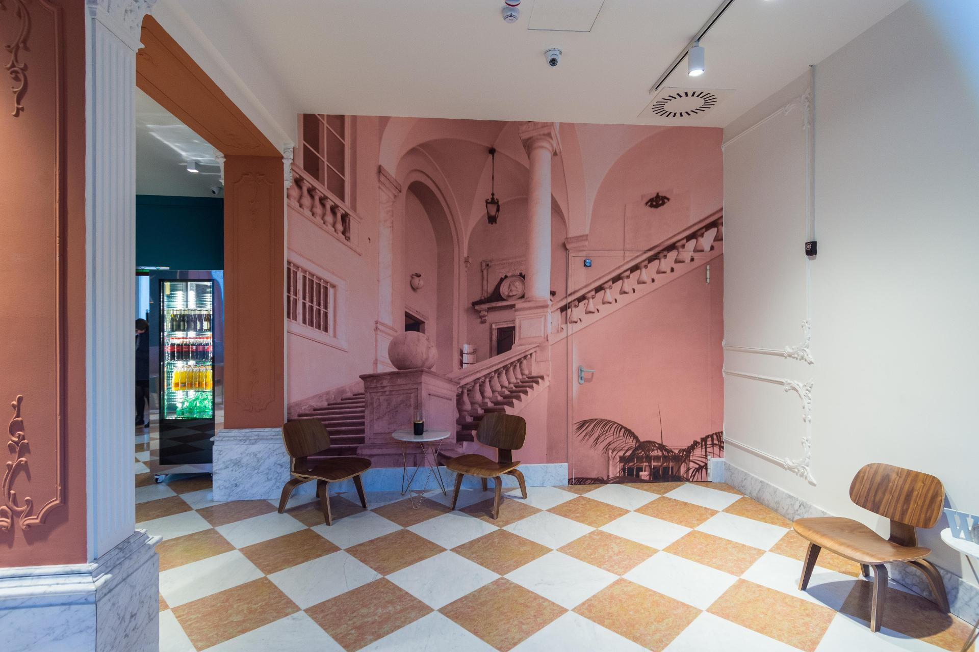 Vista Lobby B&B HOTEL Genova Principe