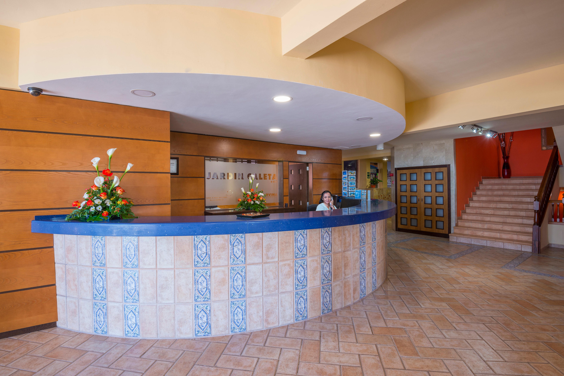Vista Lobby Hovima Jardín Caleta