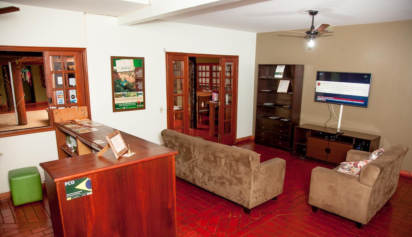 Vista Lobby Pousada Diamante