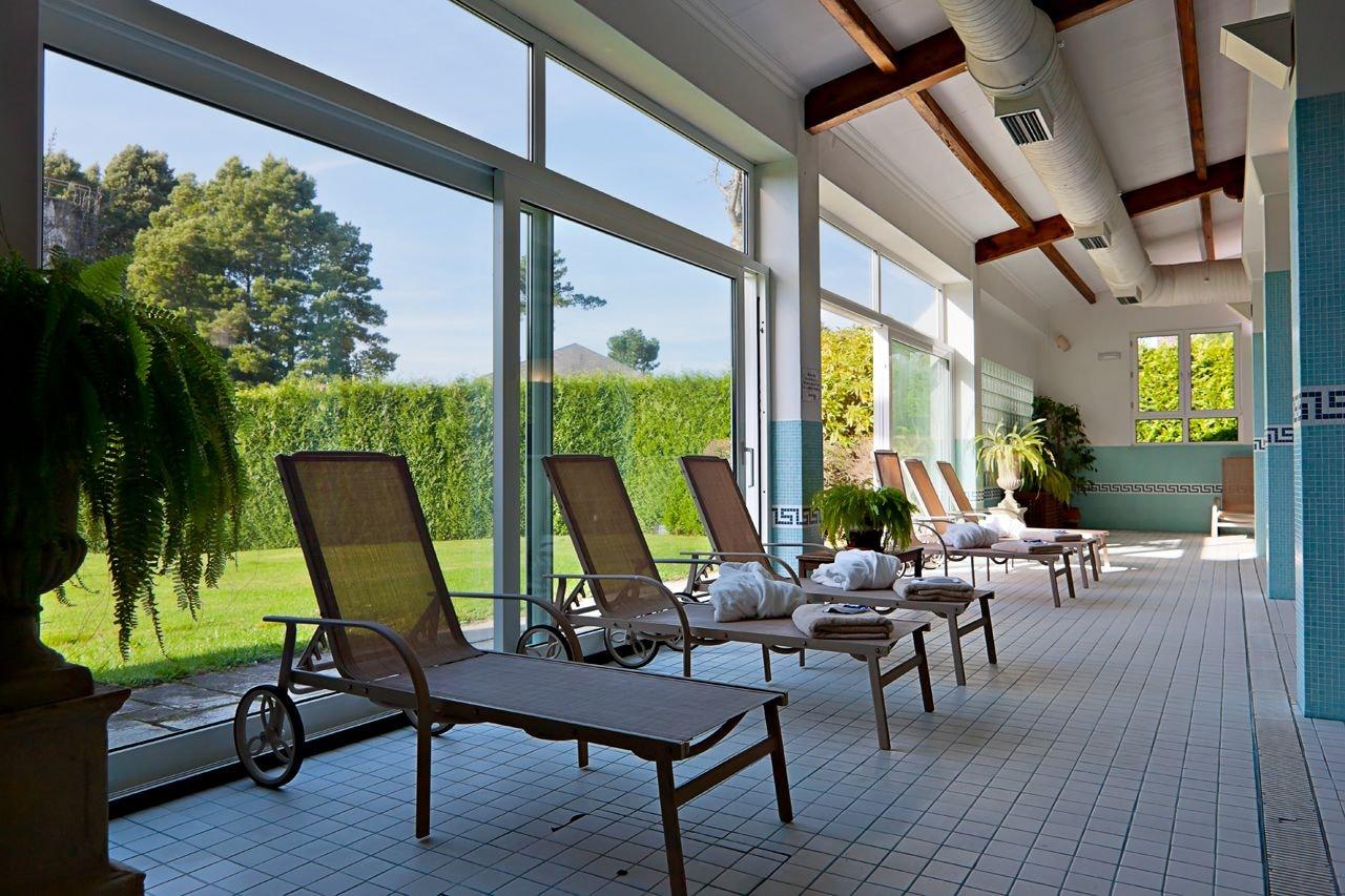 Vista Piscina Hotel Fraga do Eume