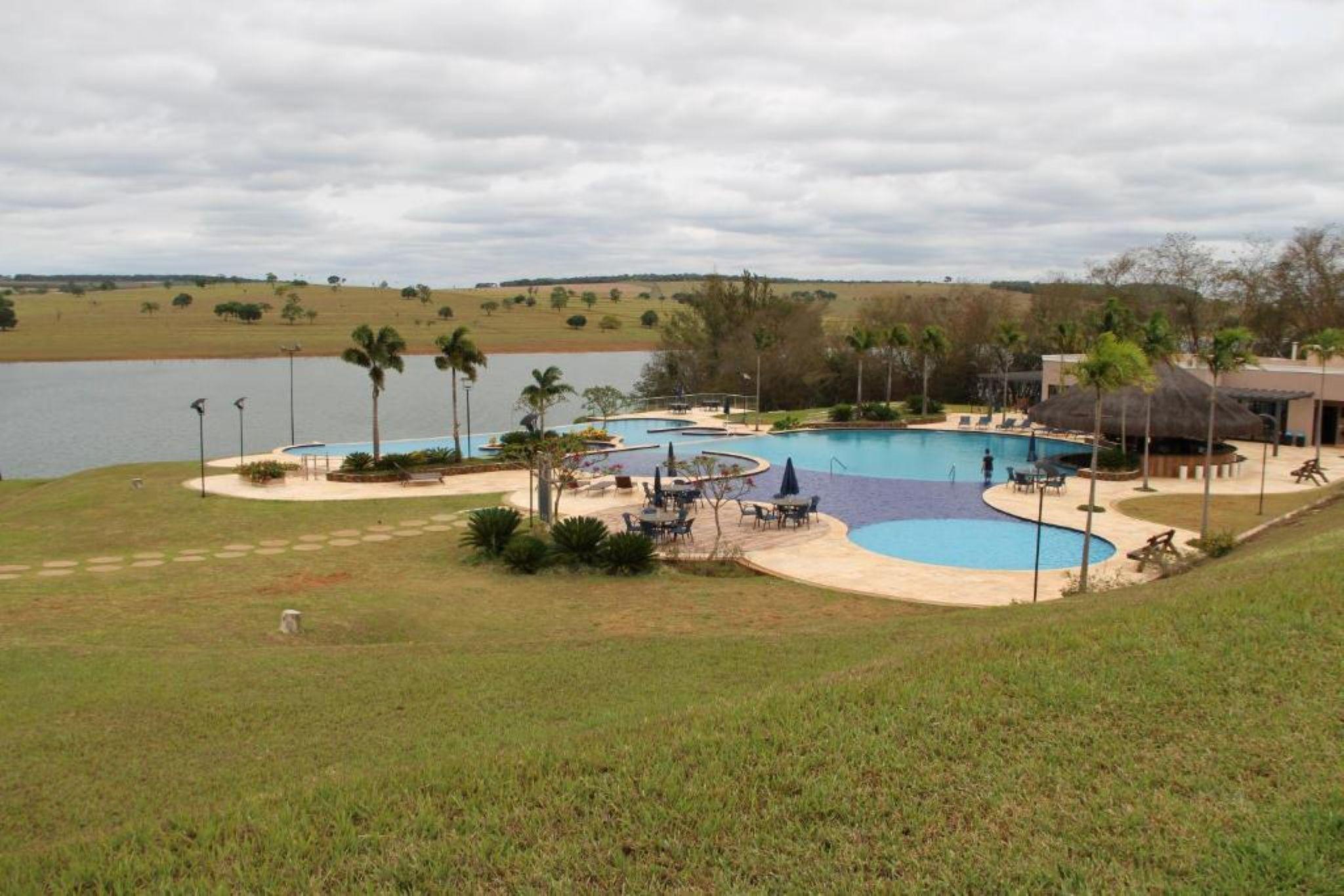 Vista Piscina Ecoblue Resort Avaré