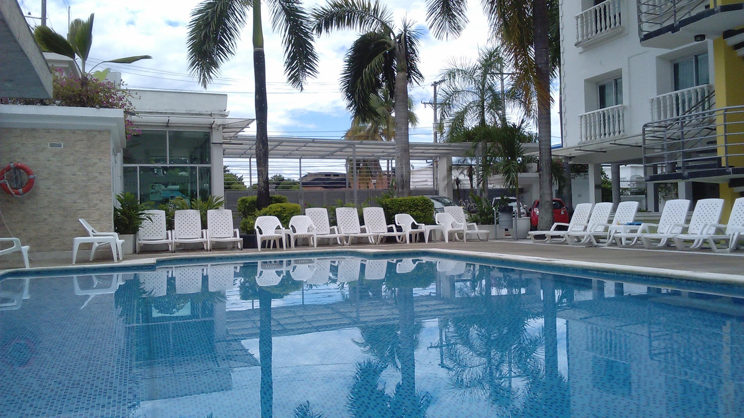 Pool view Hotel Manantial Melgar