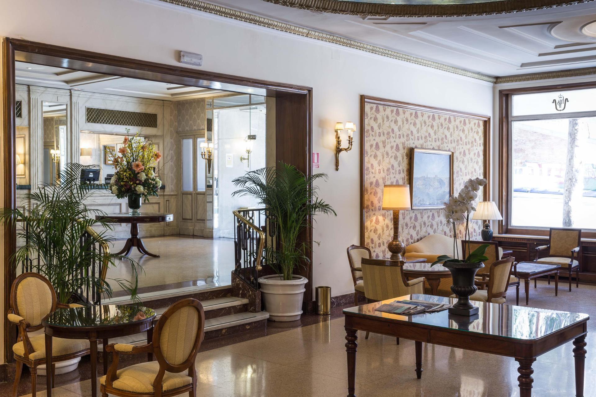 Vista Lobby Hotel Principe Pio