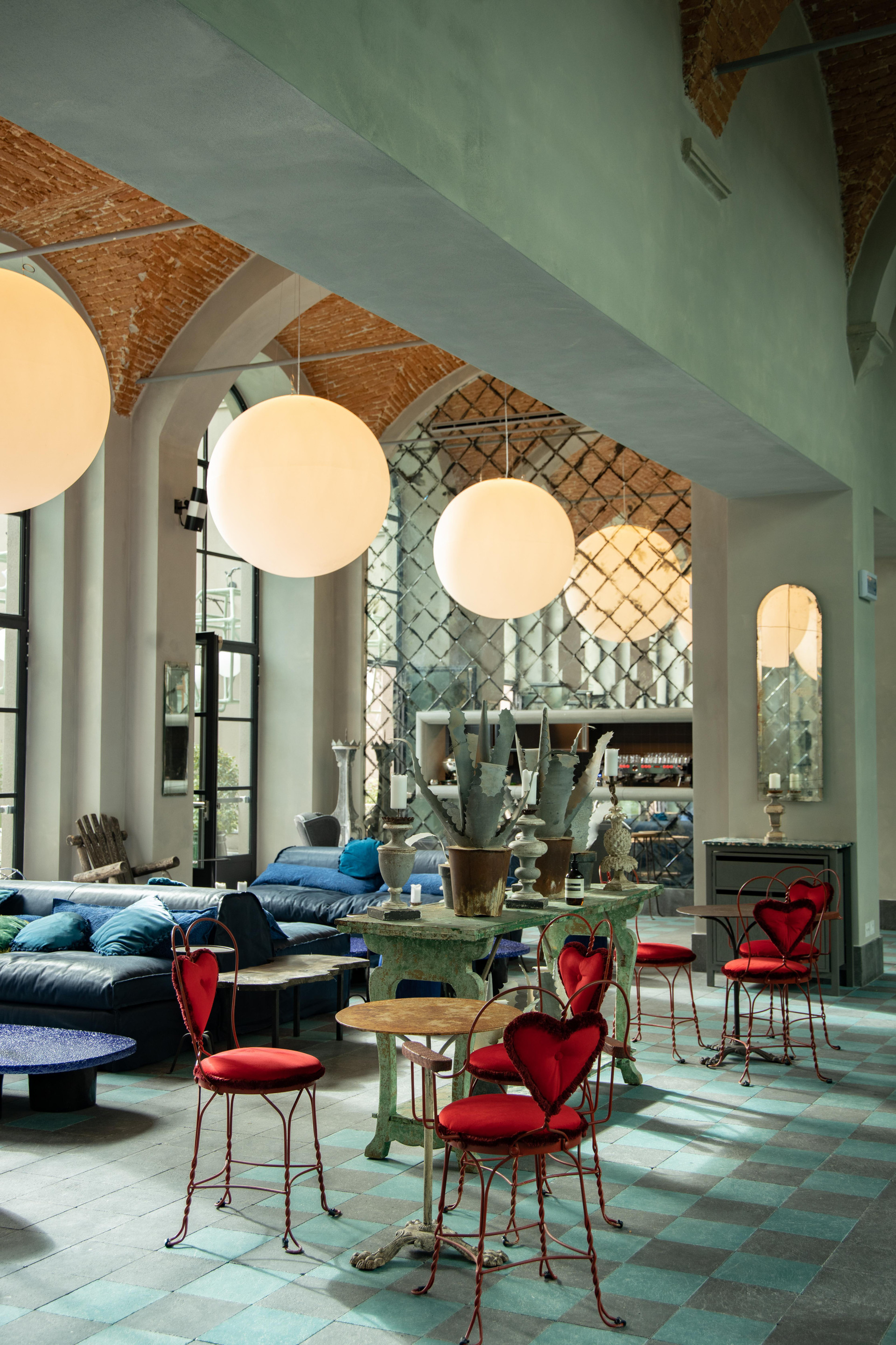 Vista Lobby 25hours Hotel Florence Piazza San Paolino