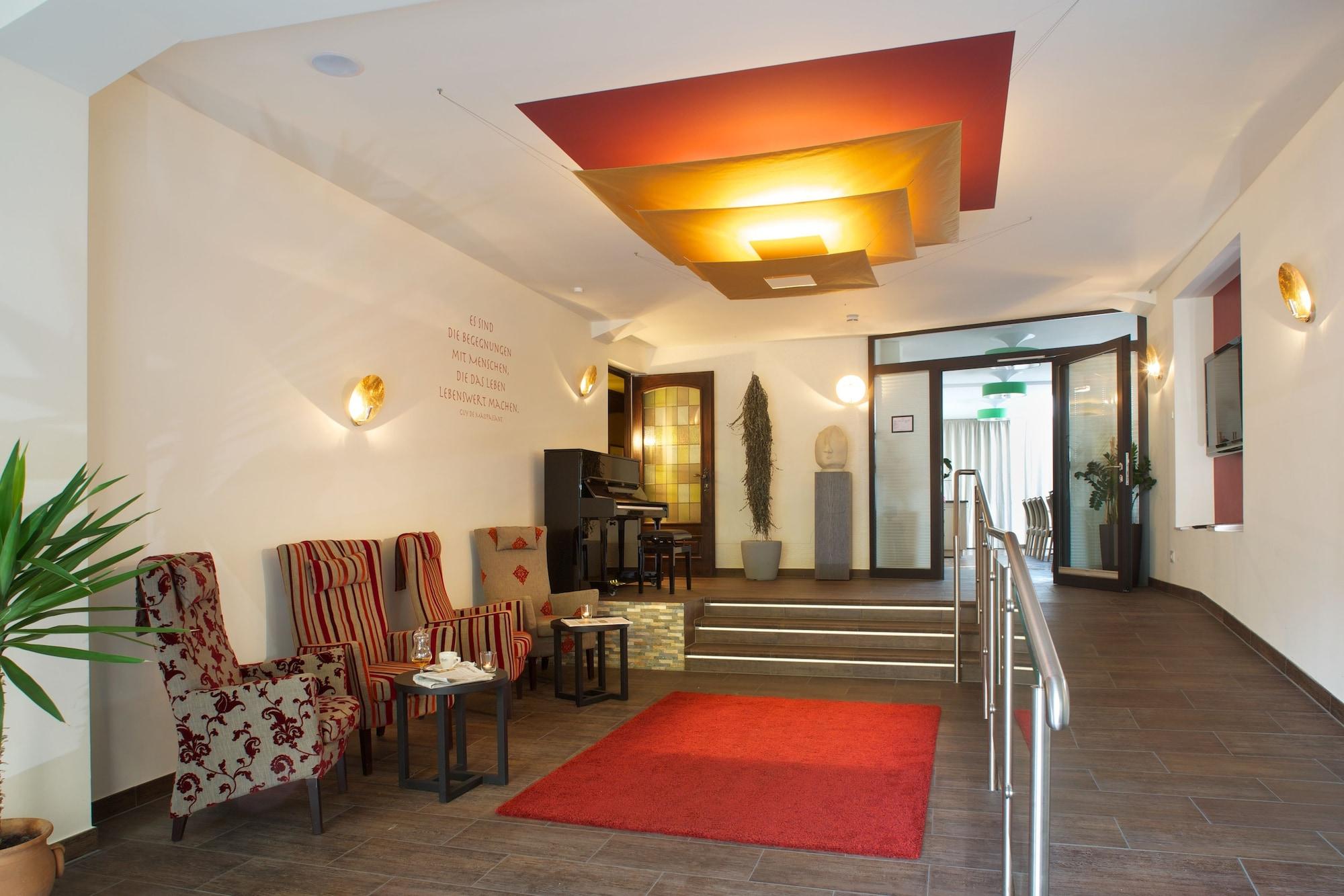 Vista Lobby Central Hotel Ringhotel Rüdesheim