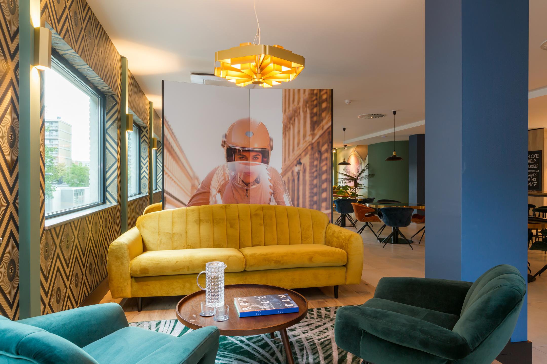 Vista Lobby The James Hotel Rotterdam