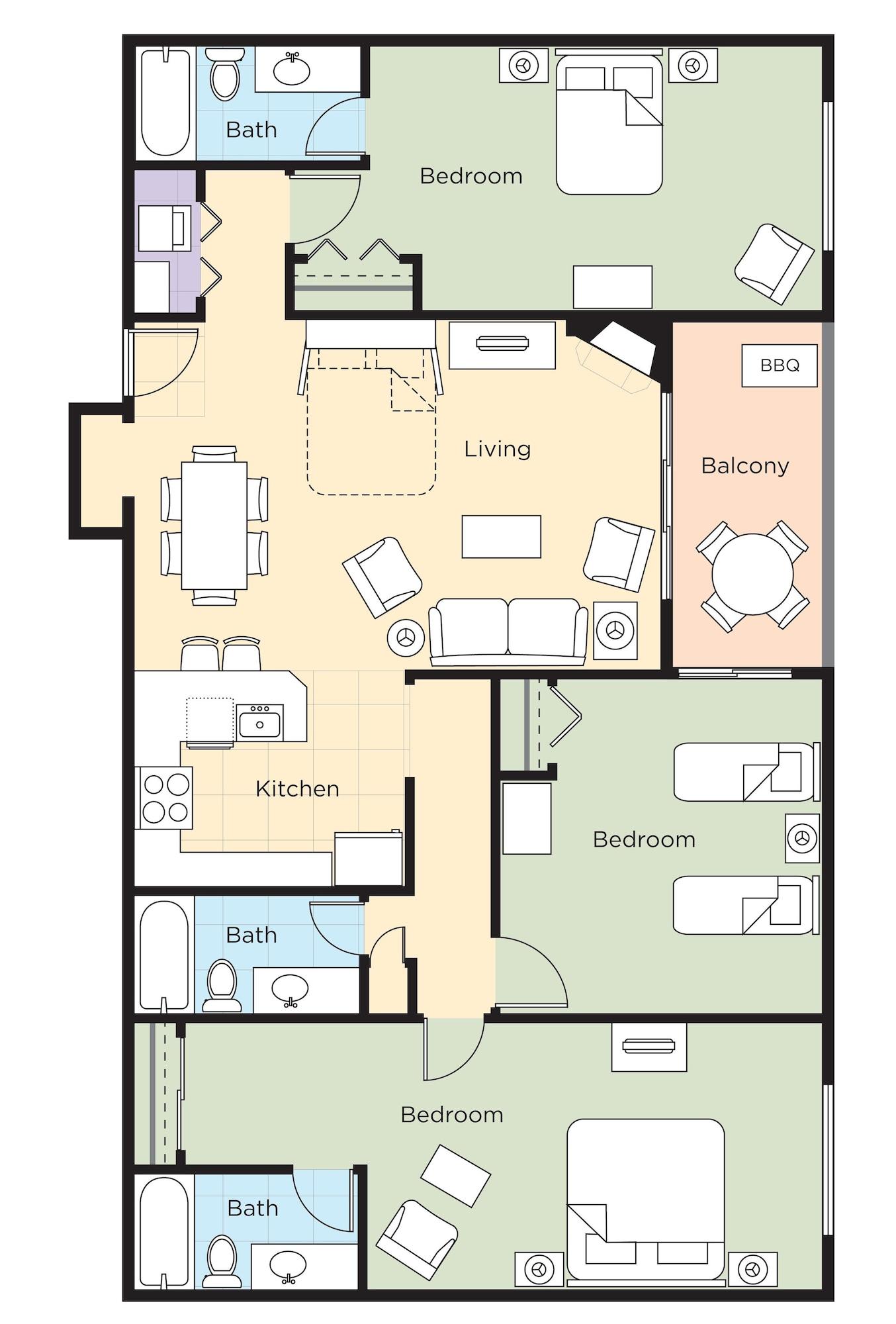 Habitación WorldMark Grand Lake