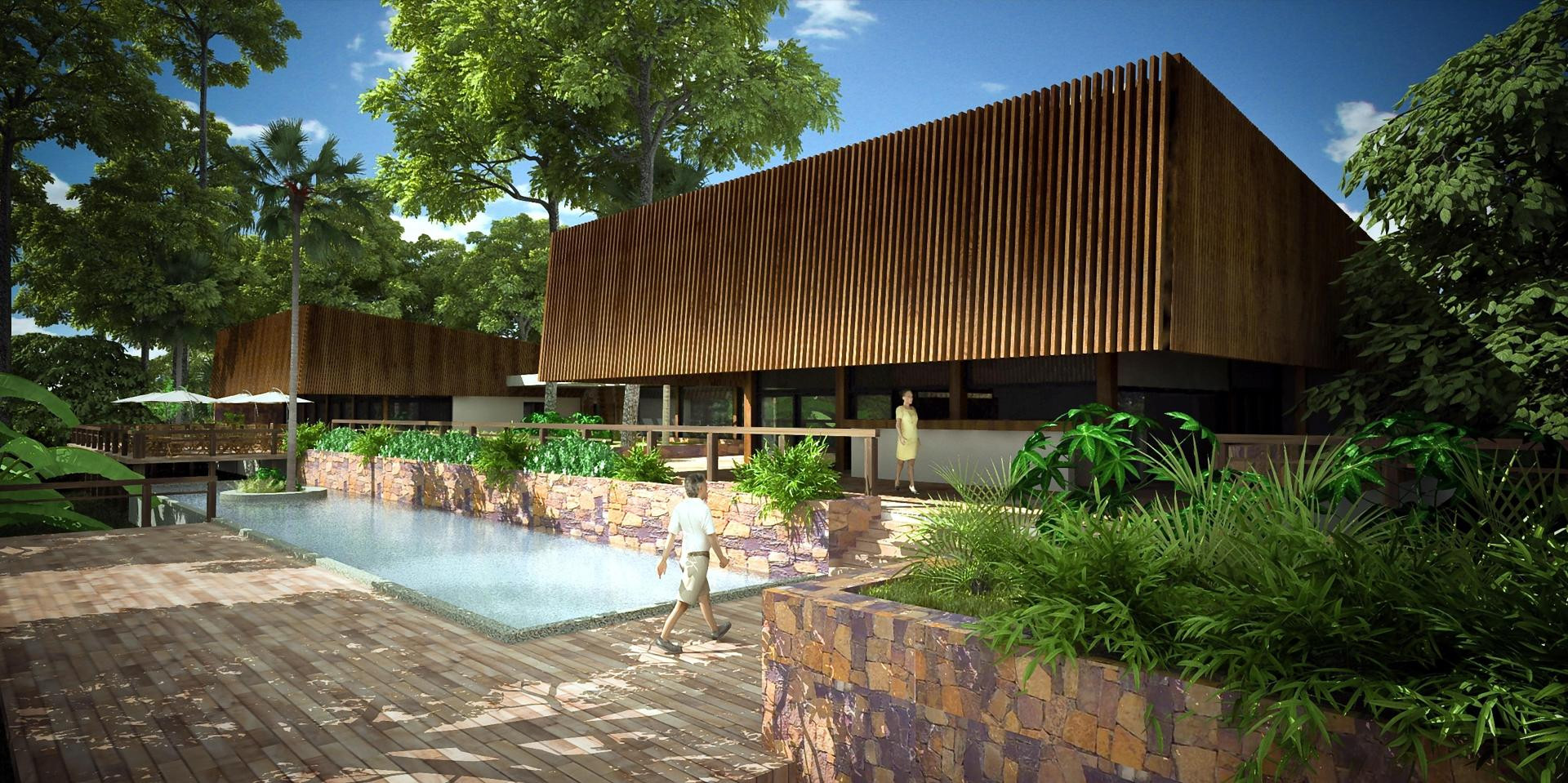 Vista Lobby Selvaje lodge Iguazu