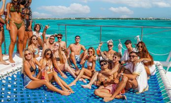 Isla Mujeres en catamarán