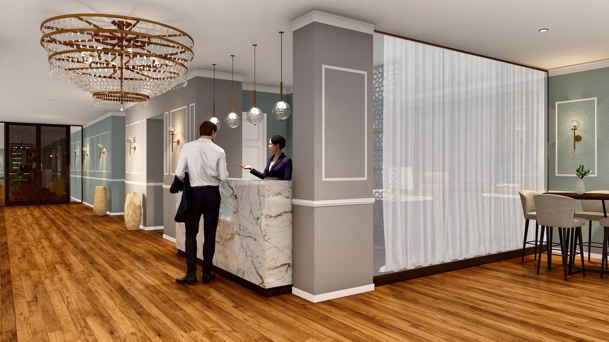 Vista Lobby Hotel CHC Torino Castello