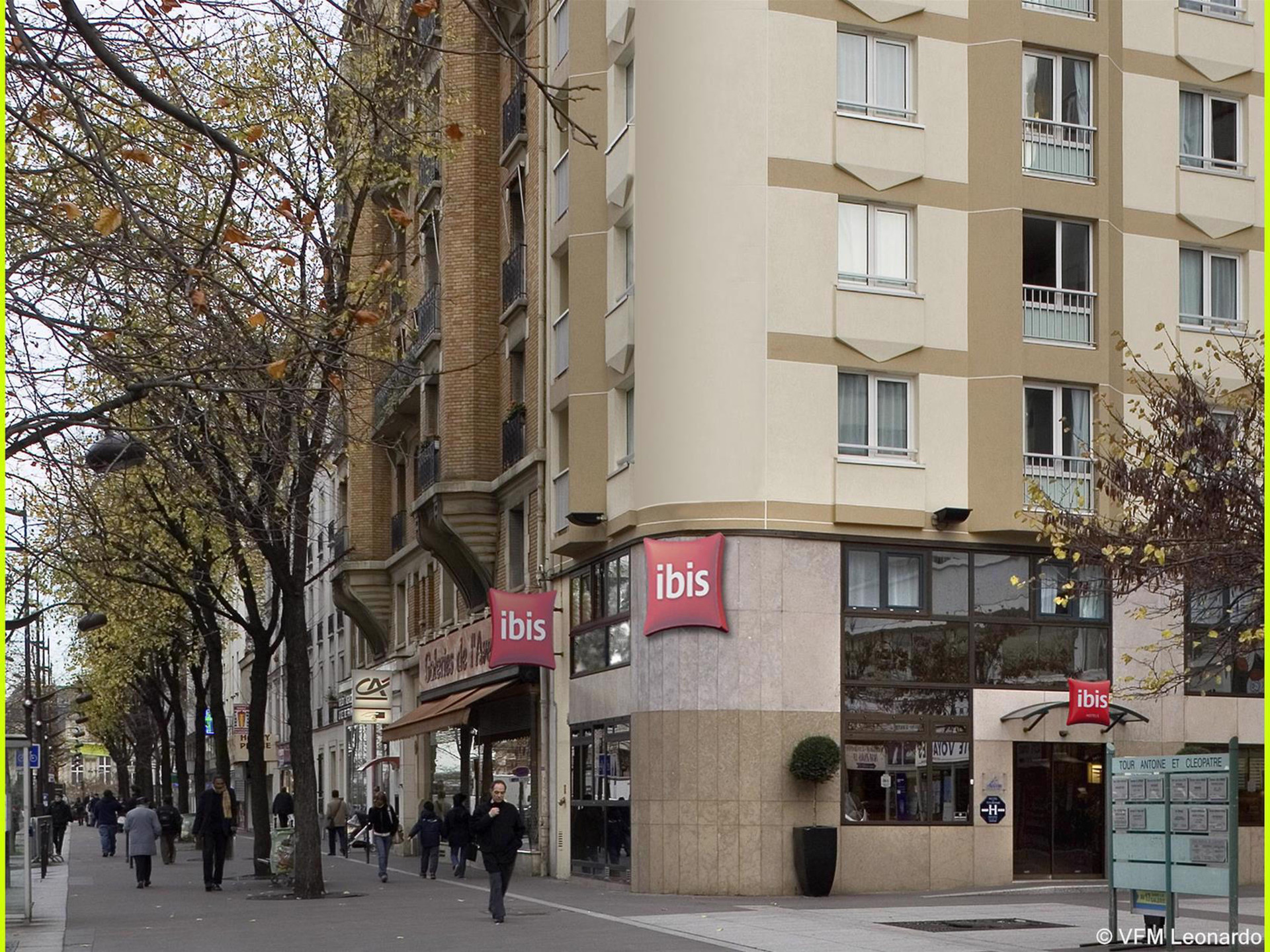 Vista Exterior ibis Paris Avenue d'Italie 13ème
