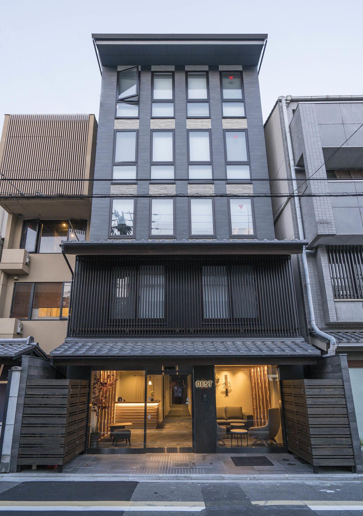 Vista da fachada NEST AT NISHIKI, KYOTO