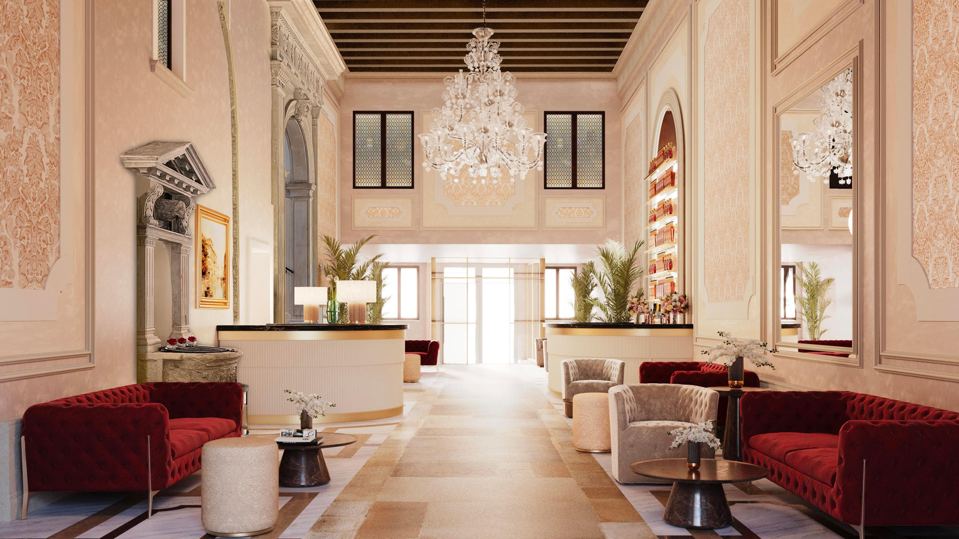 Bar/Salón Hotel Palazzo Giovanelli e Gran Canal