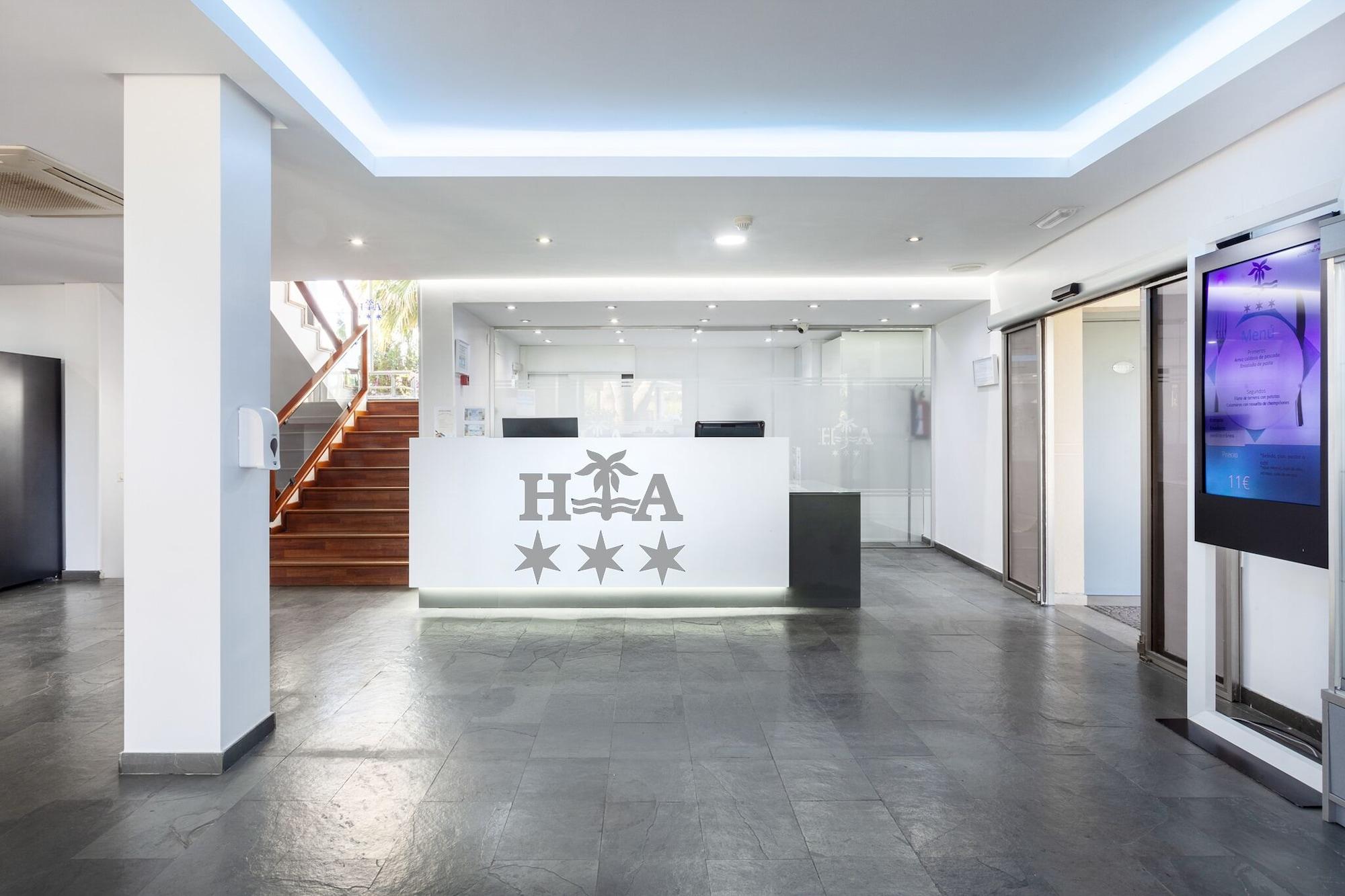 Vista Lobby Hospedium Hotel Abril
