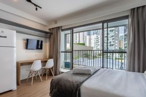 Alquiler Vacacional - Charming Studio 550 m From Brooklin Subway Atb2014
