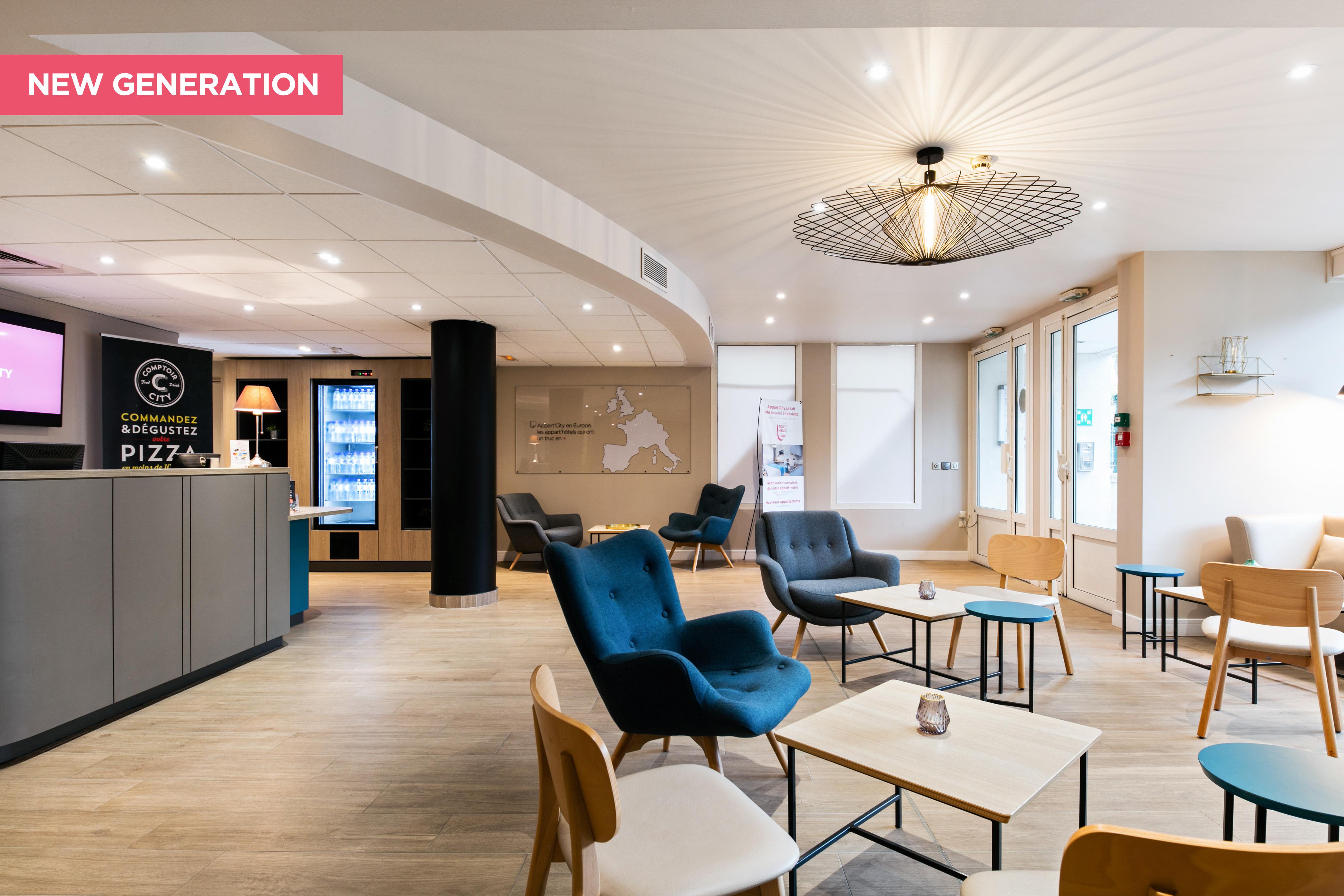 Vista Lobby Appart'City Confort Montpellier Gare Saint Roch