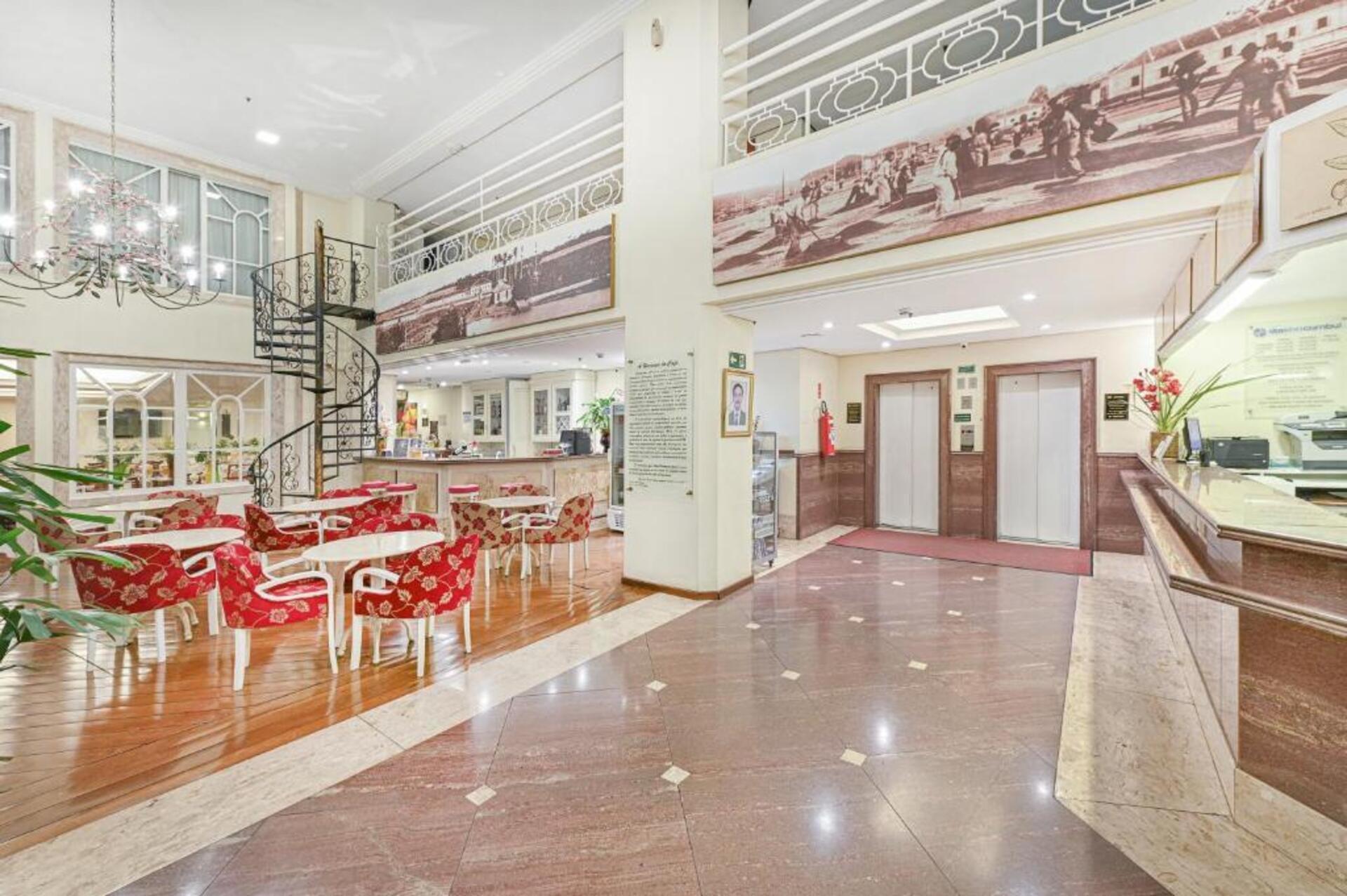 Vista Lobby Hotel Dan Inn Campinas Cambuí By Nacional Inn