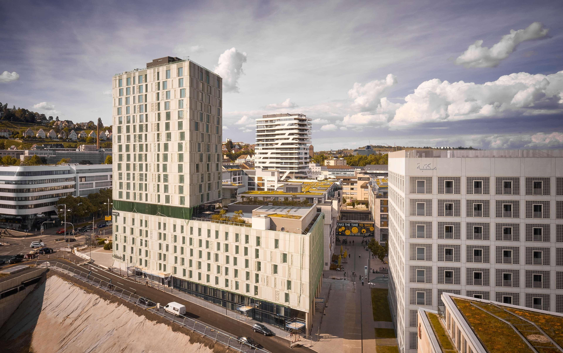 Vista Exterior Adina Apartment Hotel Stuttgart
