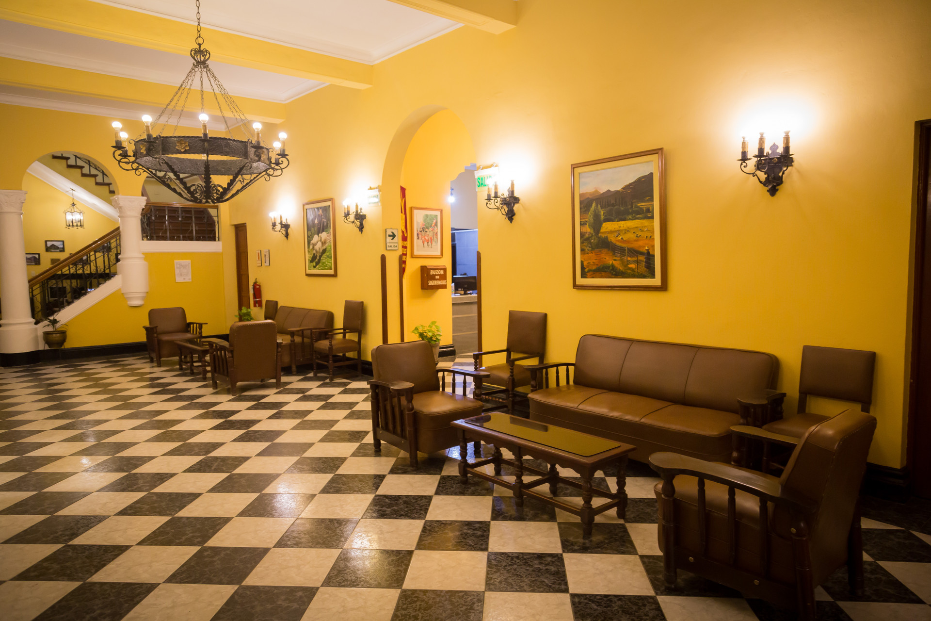 Vista Lobby Grand Hotel Huanuco