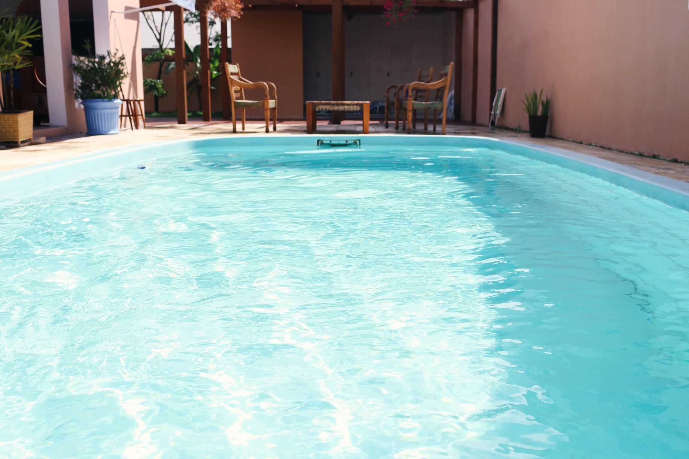 Vista Piscina Hospedaria Conceitual