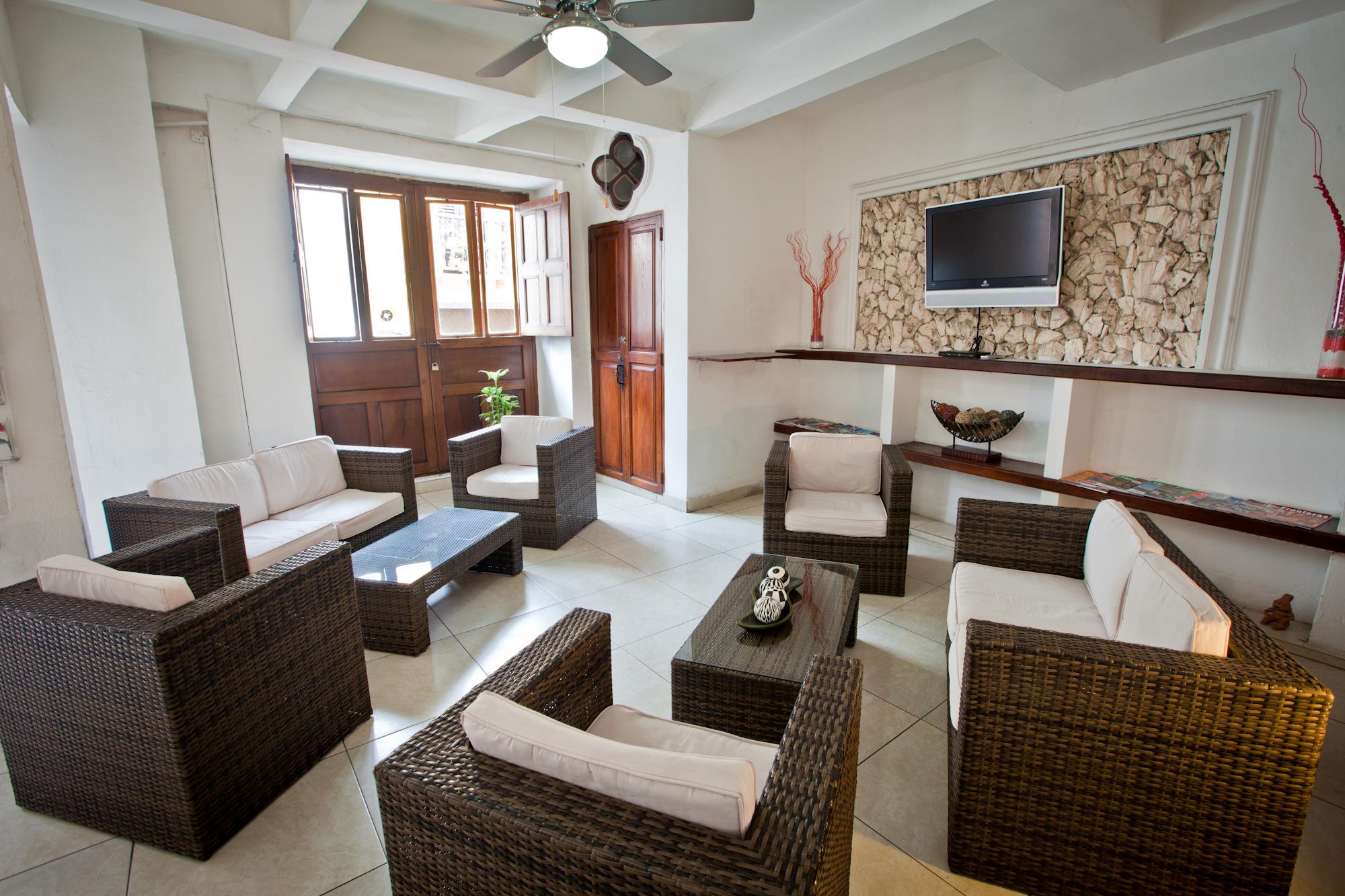 Vista Lobby Hotel Casa Los Puntales