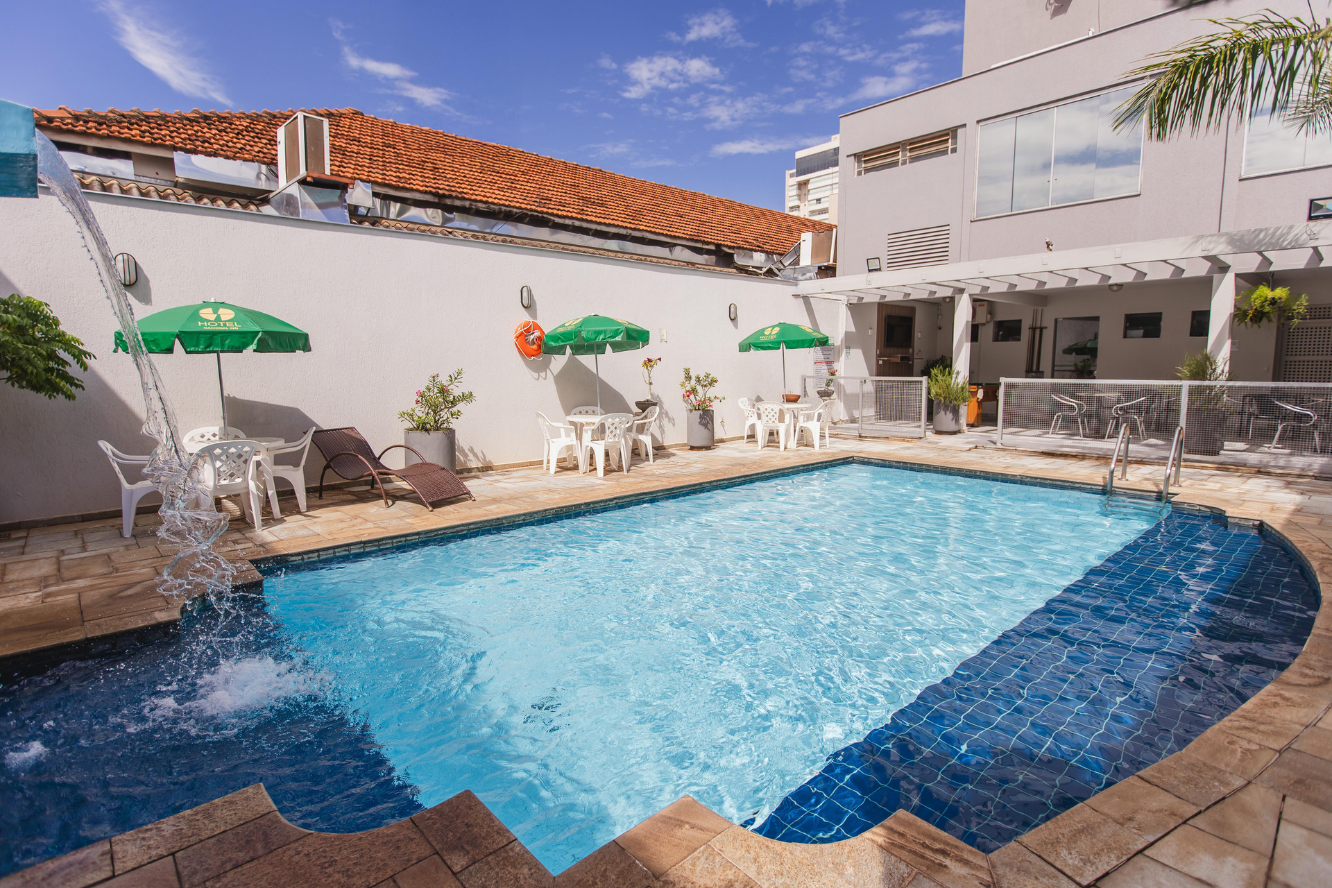 Vista Piscina Hotel Nacional Inn Araçatuba