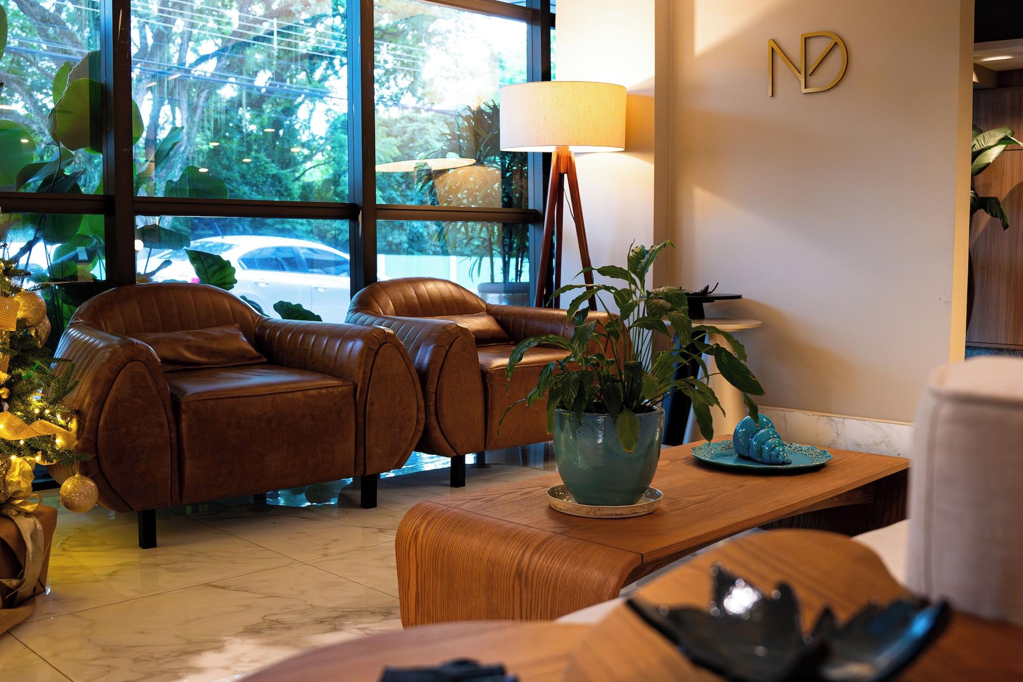 Vista Lobby Nadai Confort Hotel e Spa