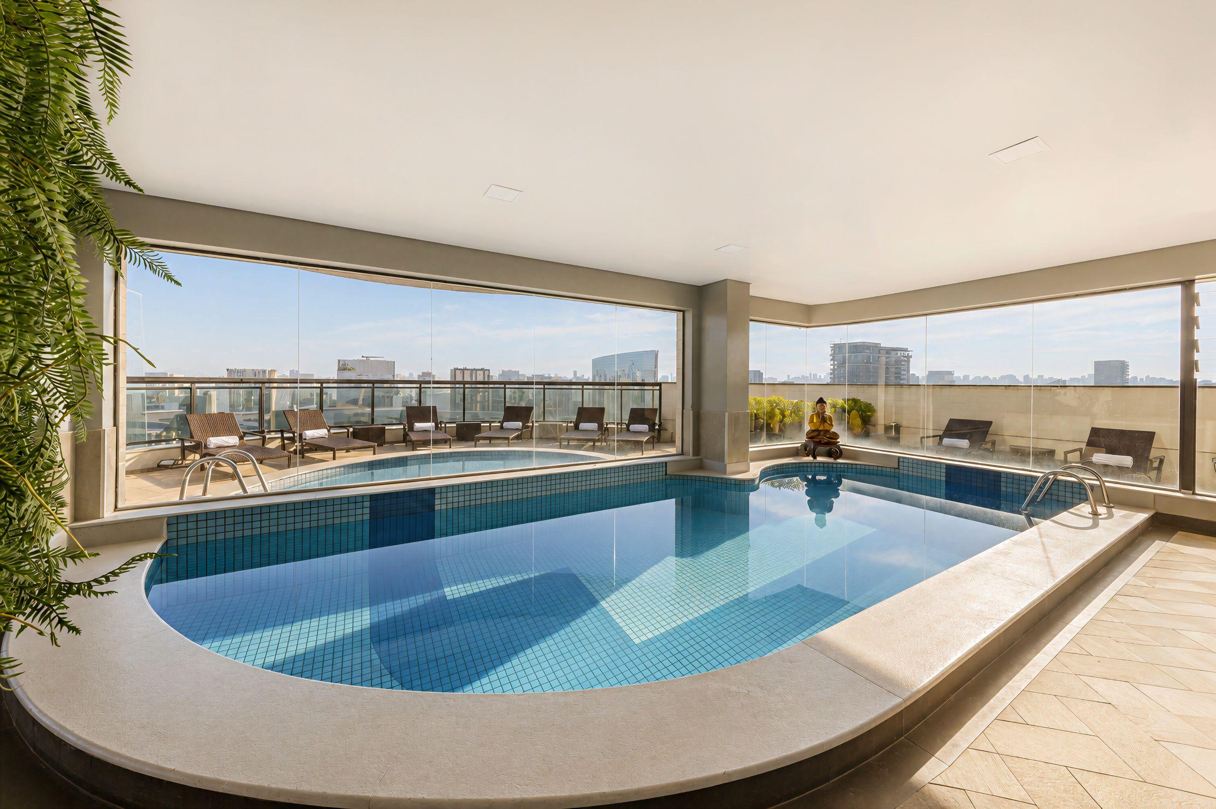 Vista Piscina Blue Tree Premium Faria Lima